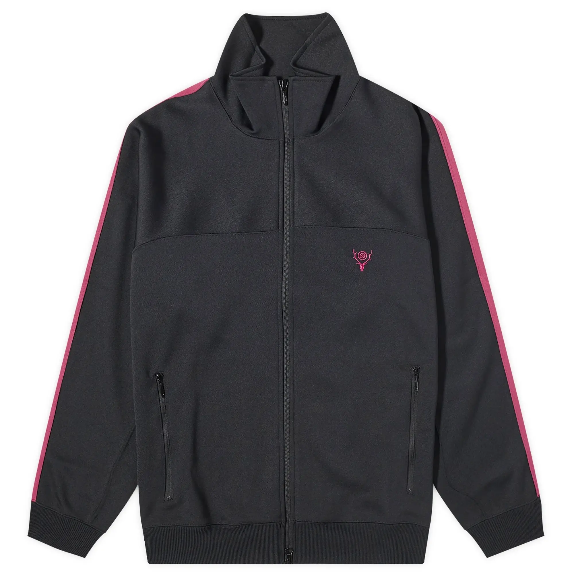 South2 West8  Men'sTrainer Track Jacket Black