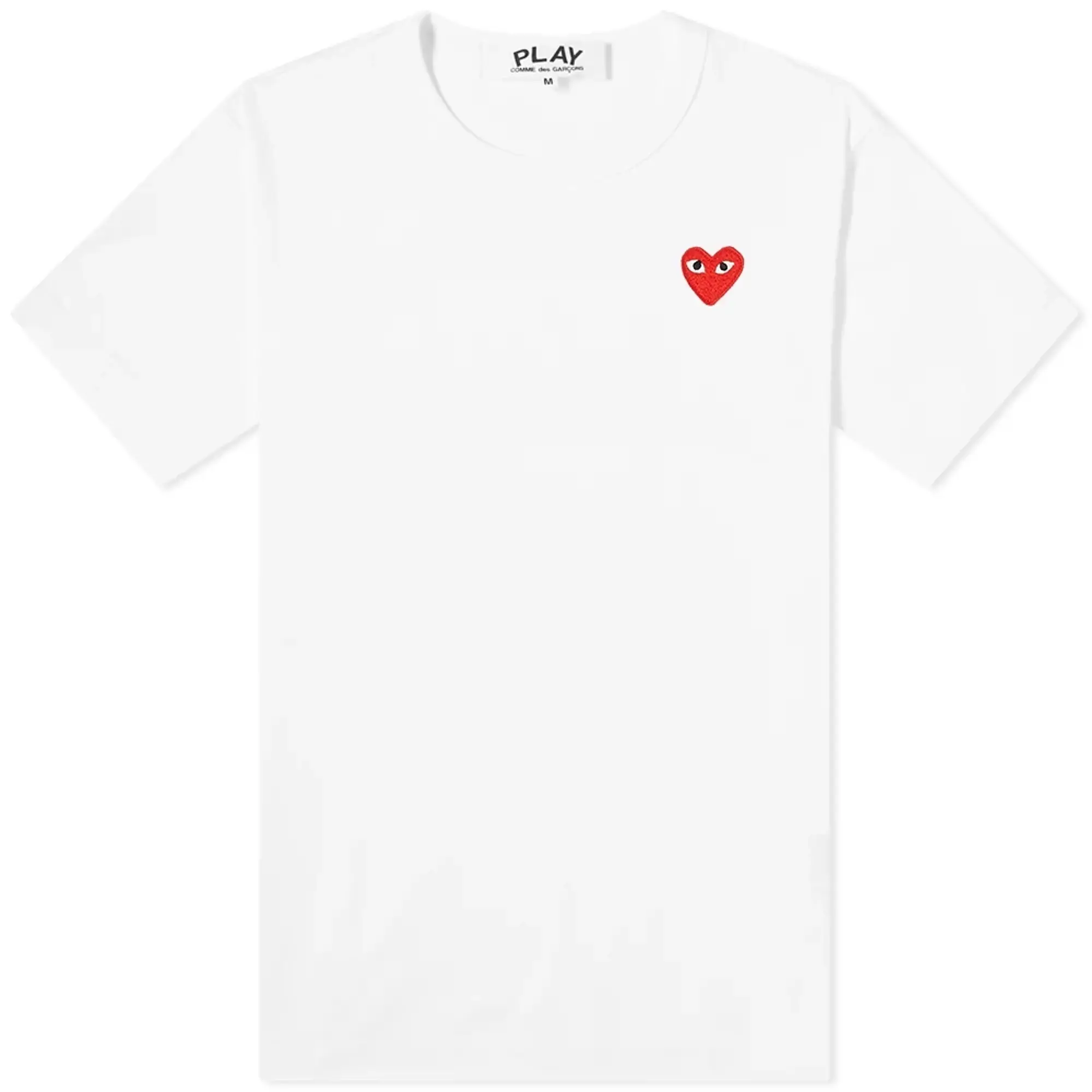 Comme des Garçons Play Comme des Garcons Play Basic Logo T-Shirt White/Red