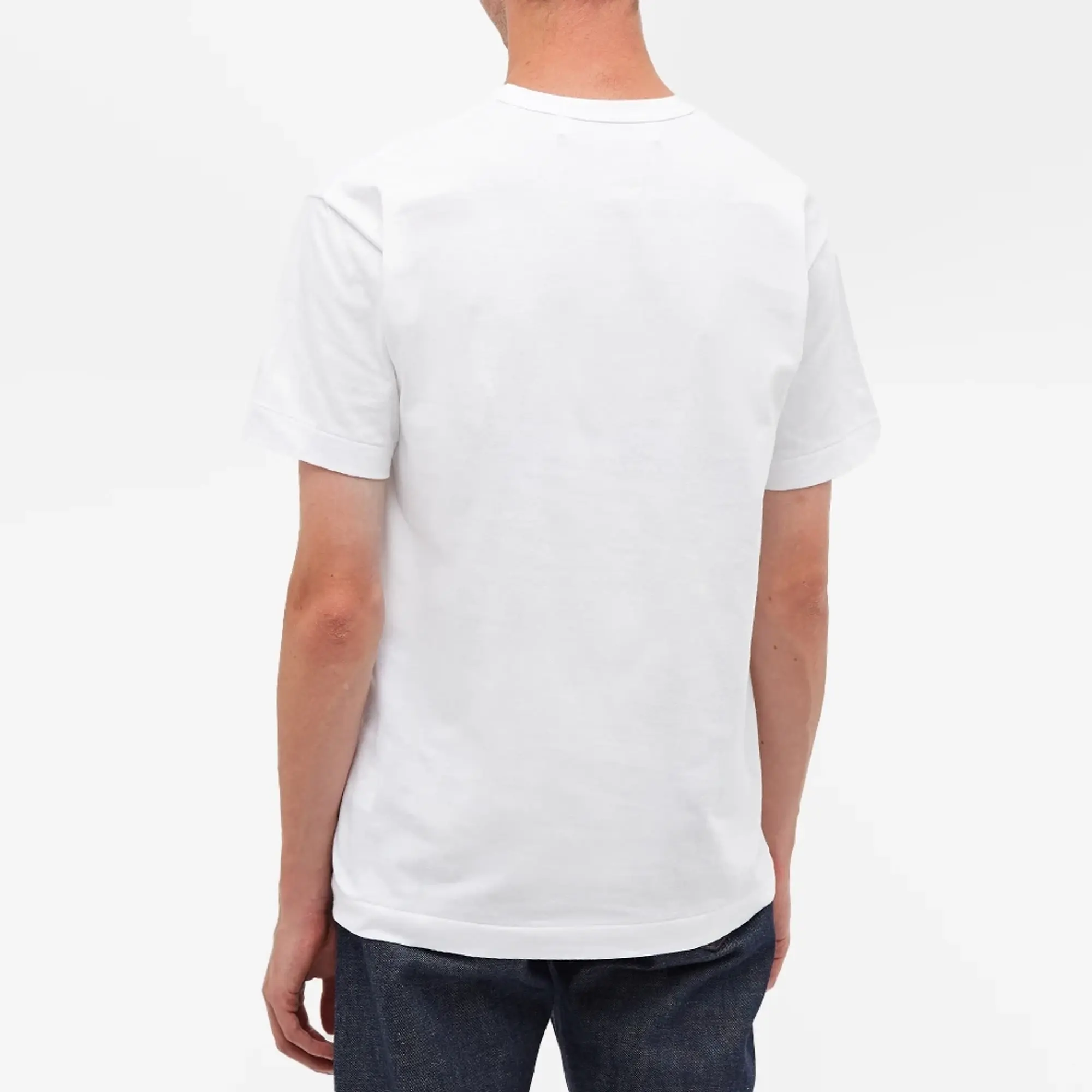 Comme des Garçons Play Comme des Garcons Play Basic Logo T-Shirt White/Red