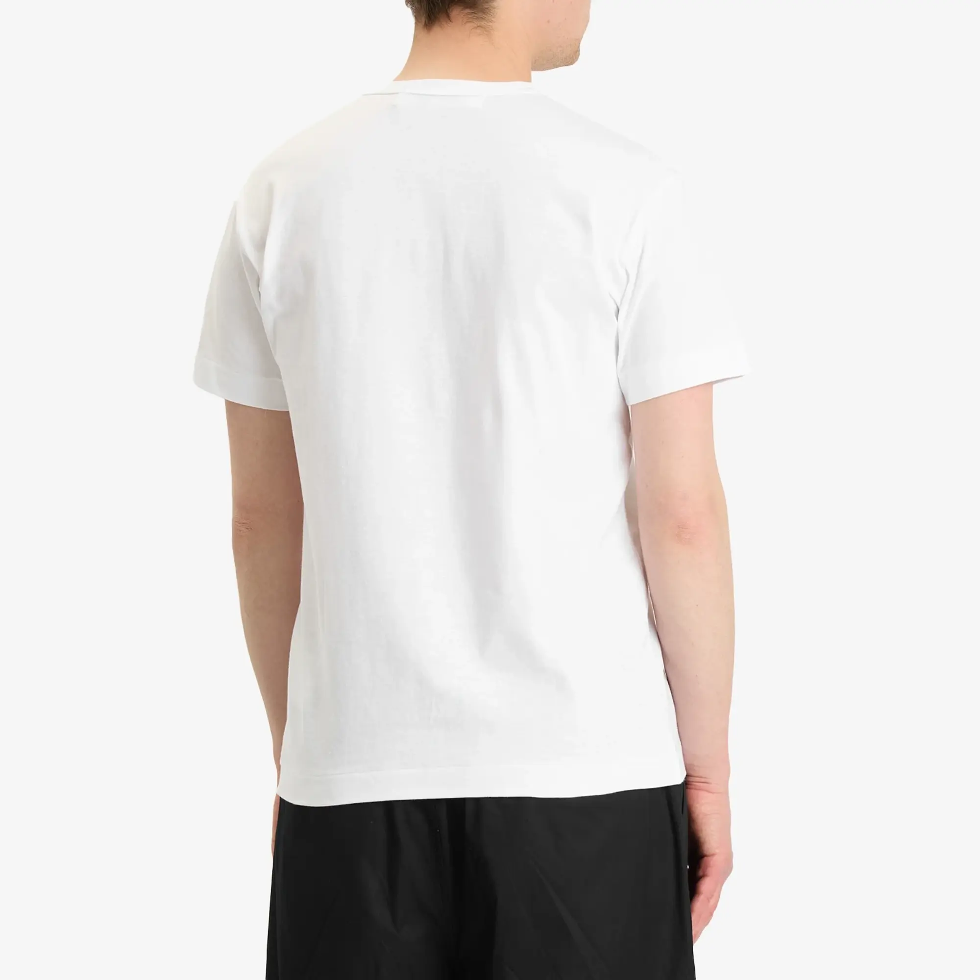 Comme des Garçons Play Comme des Garcons Play Basic Logo T-Shirt White/Red