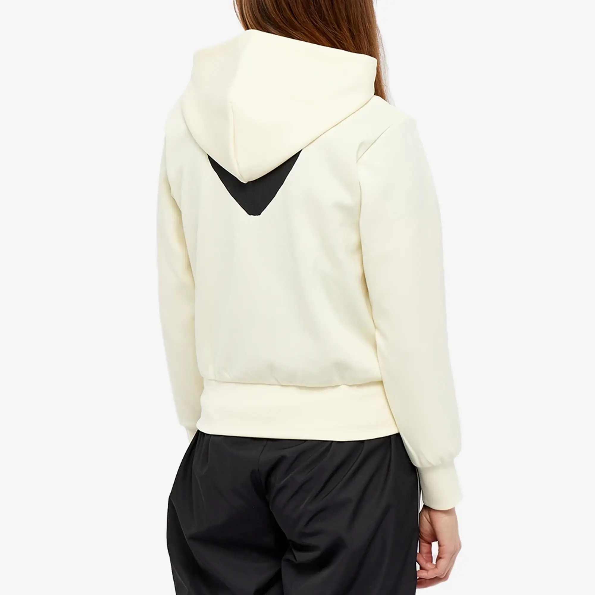 Comme des Garçons Play Comme des Garcons Play Women's Black Heart Full Zip Backprin Ivory