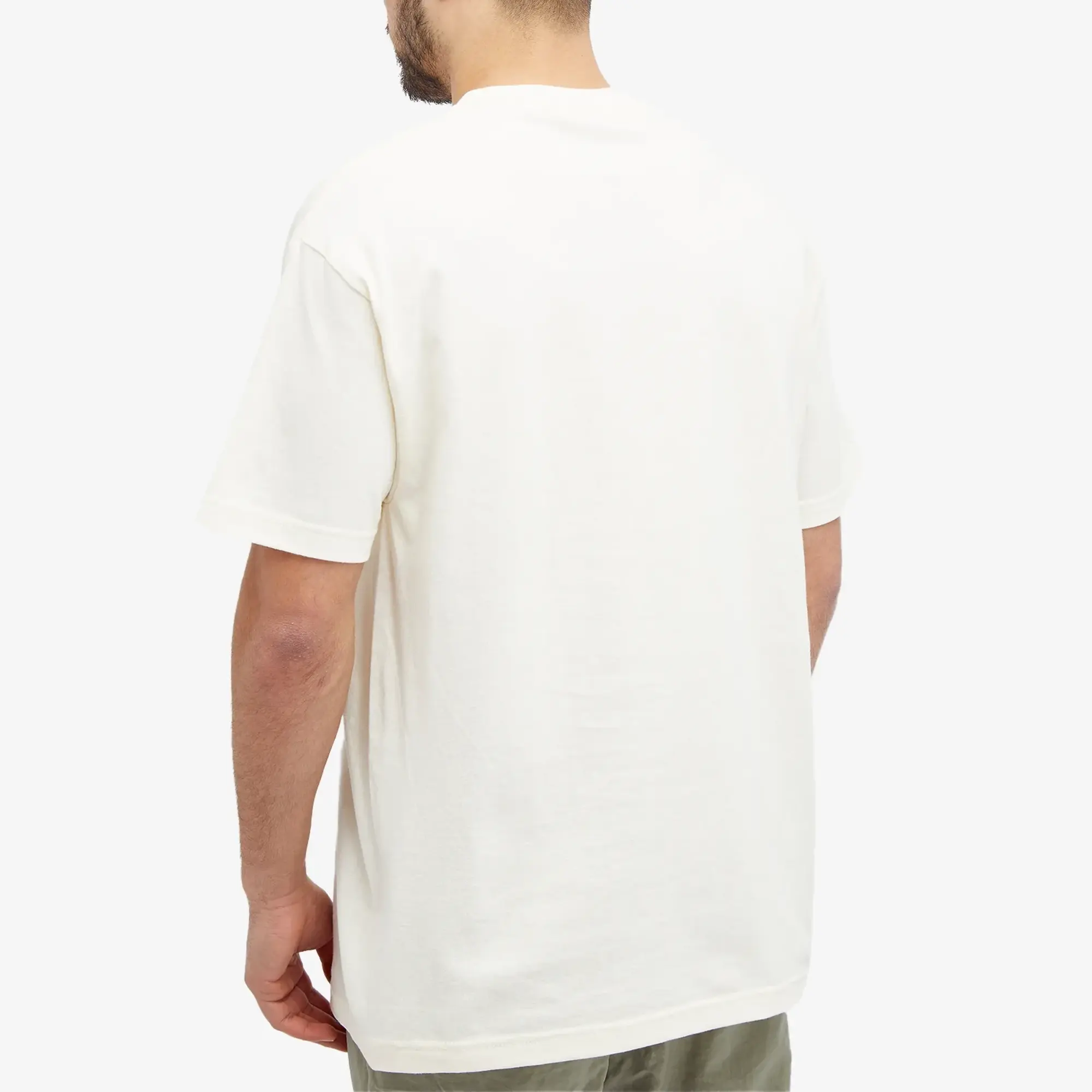 Pleasures Men's x 555 Five 5 V T-Shirt Cream