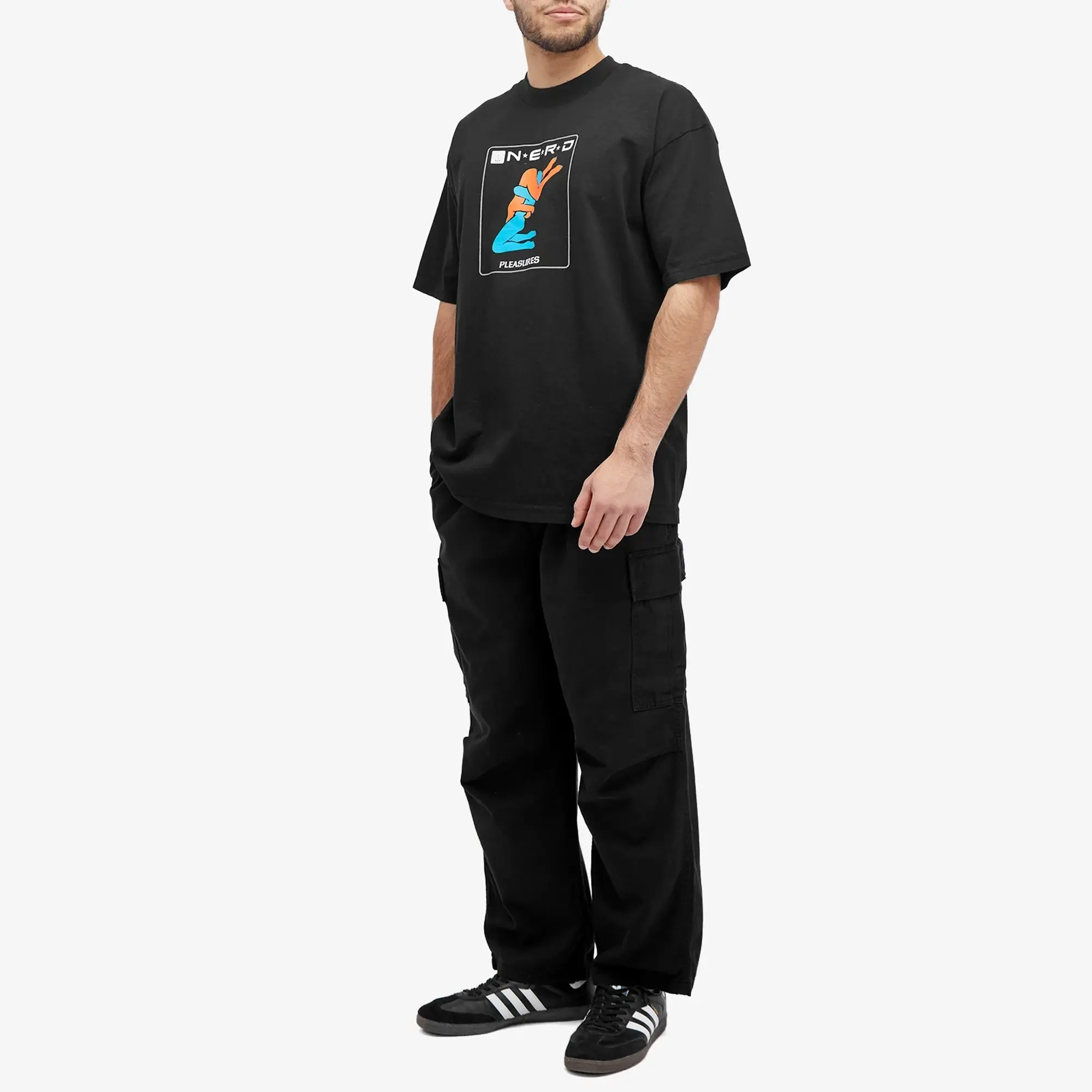Pleasures Men's x N.E.R.D Provider T-Shirt Black