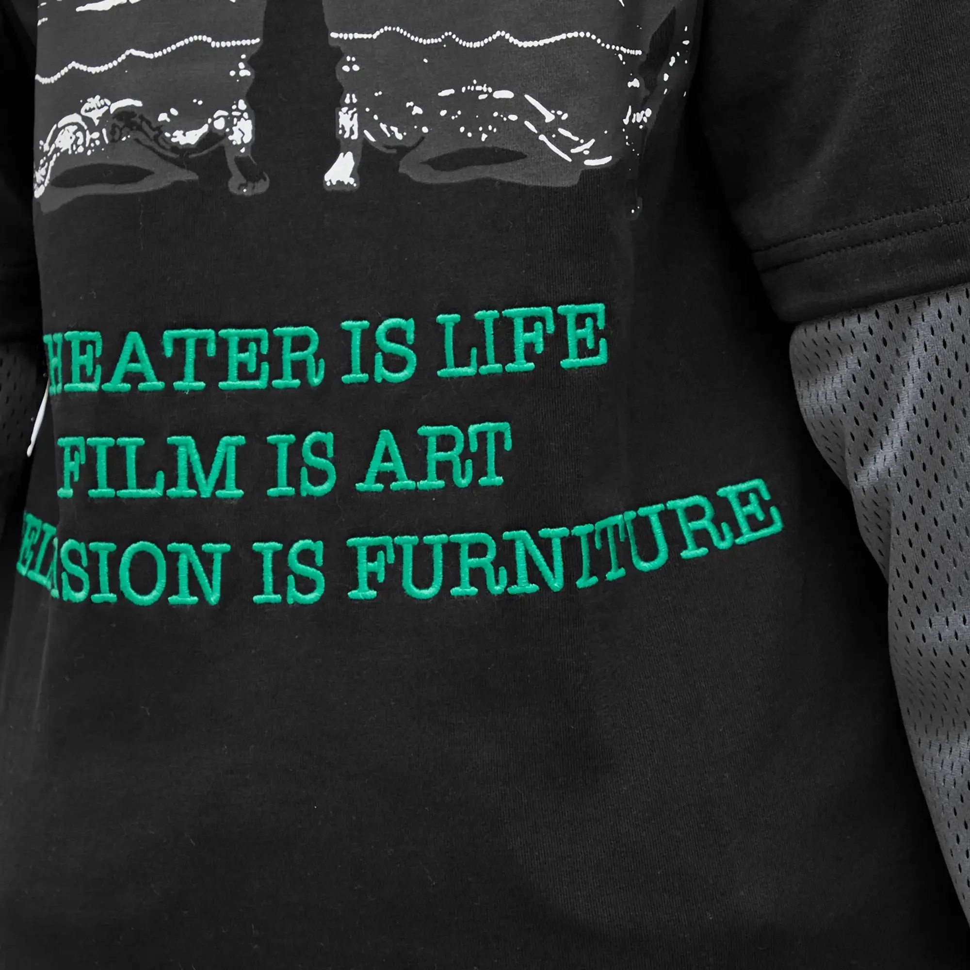 Pleasures Women's Furniture Long Sleeve T-Shirt Black