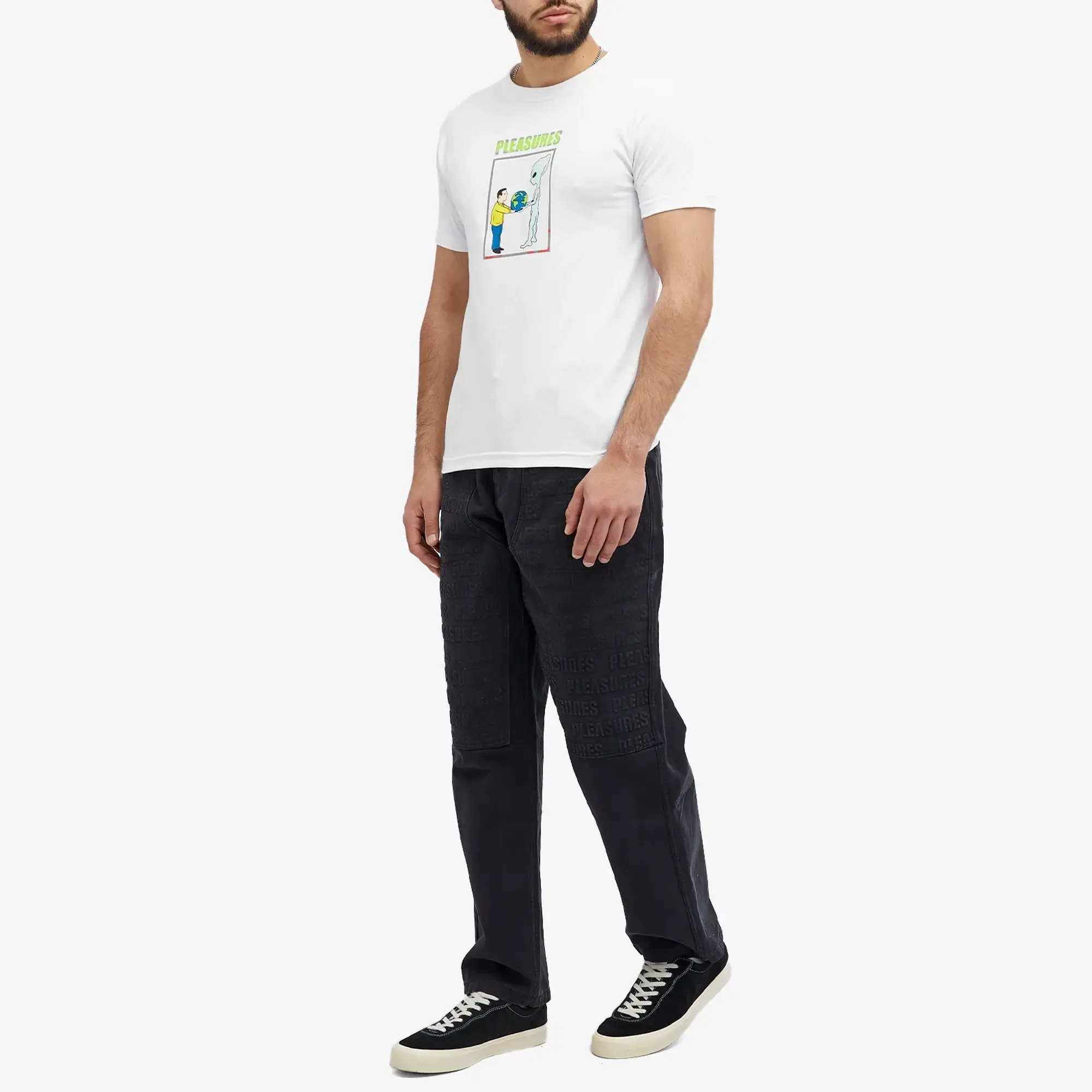 Pleasures Men's Gift T-Shirt White