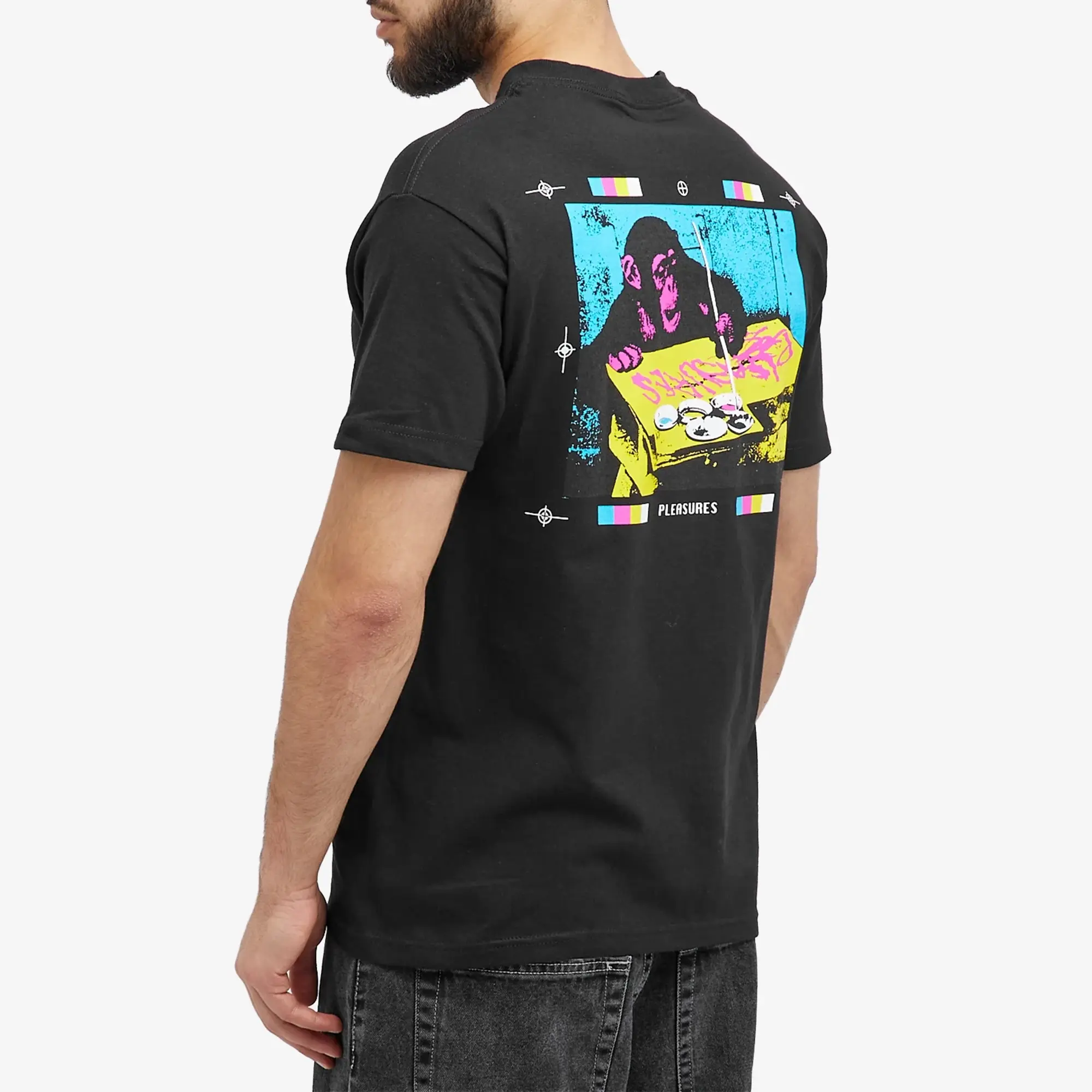 Pleasures Men's CMYK T-Shirt Black
