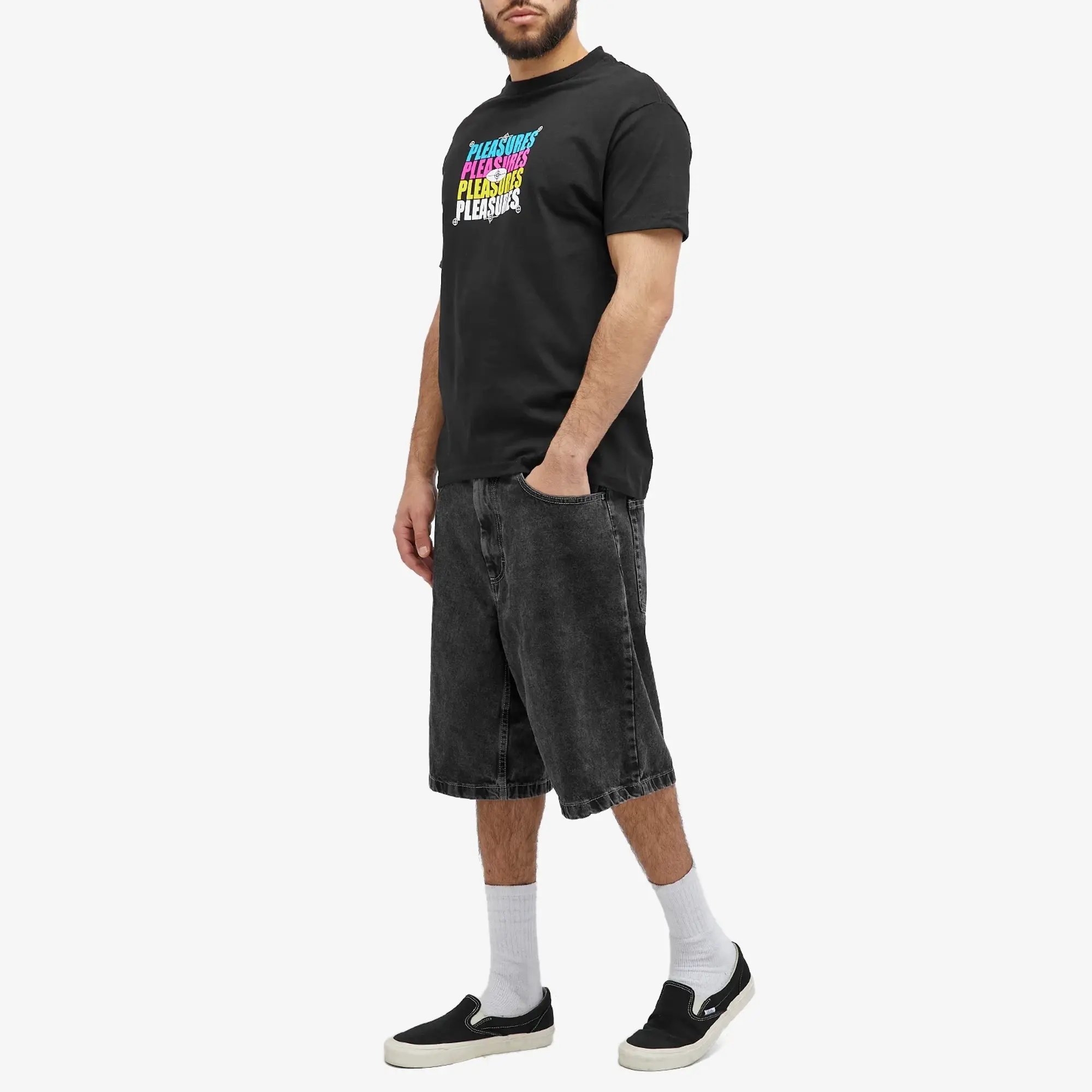 Pleasures Men's CMYK T-Shirt Black