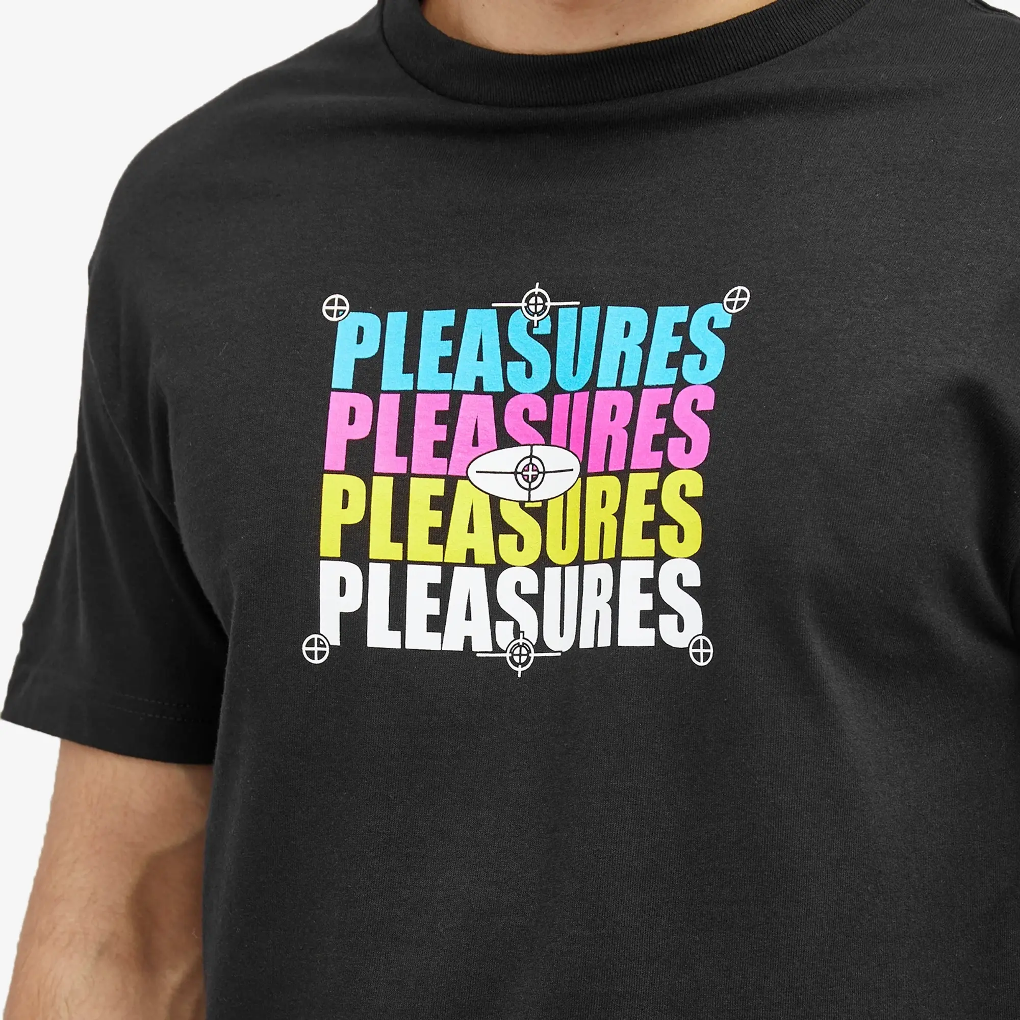 Pleasures Men's CMYK T-Shirt Black