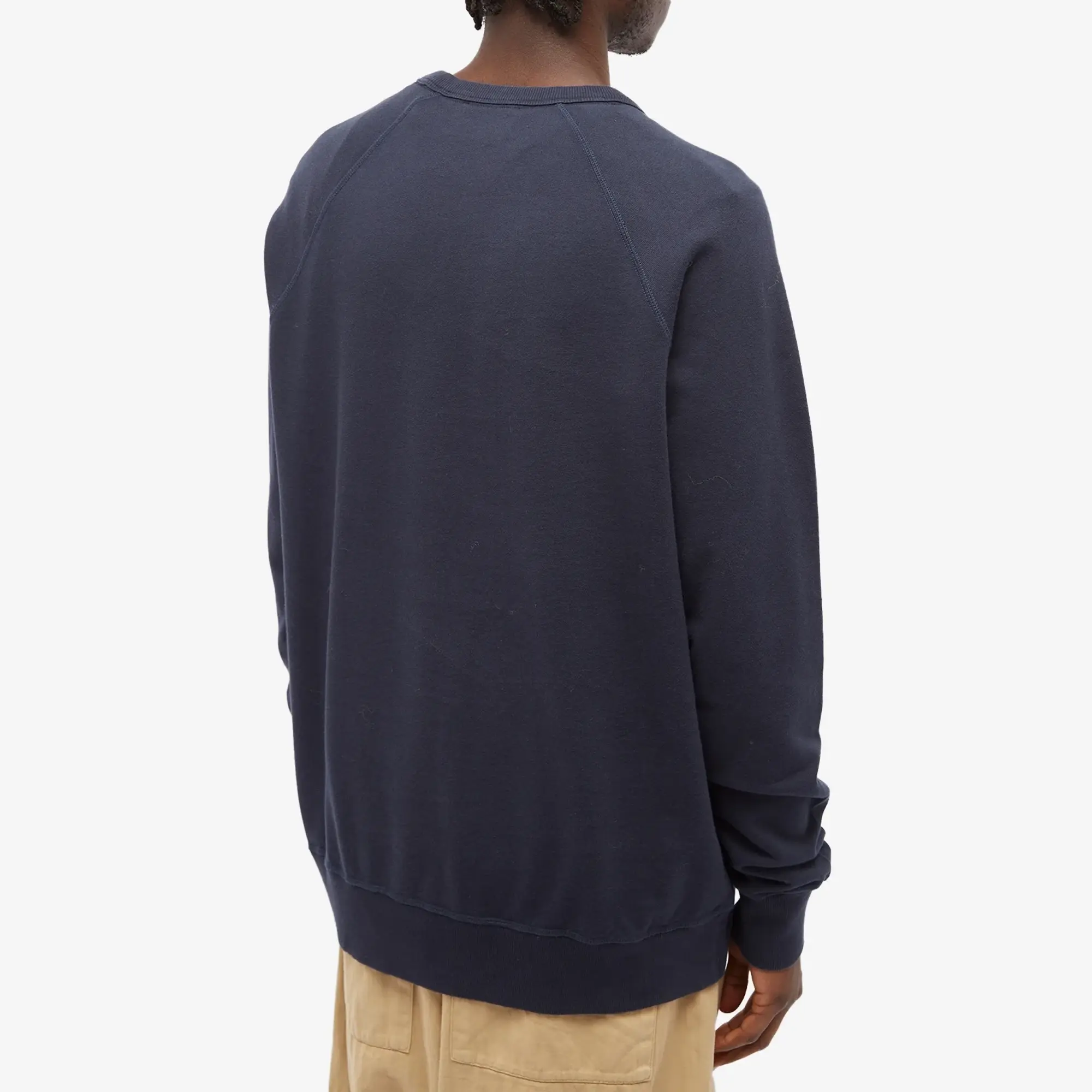 YMC Men's Shrank Crew Sweatshirt Navy