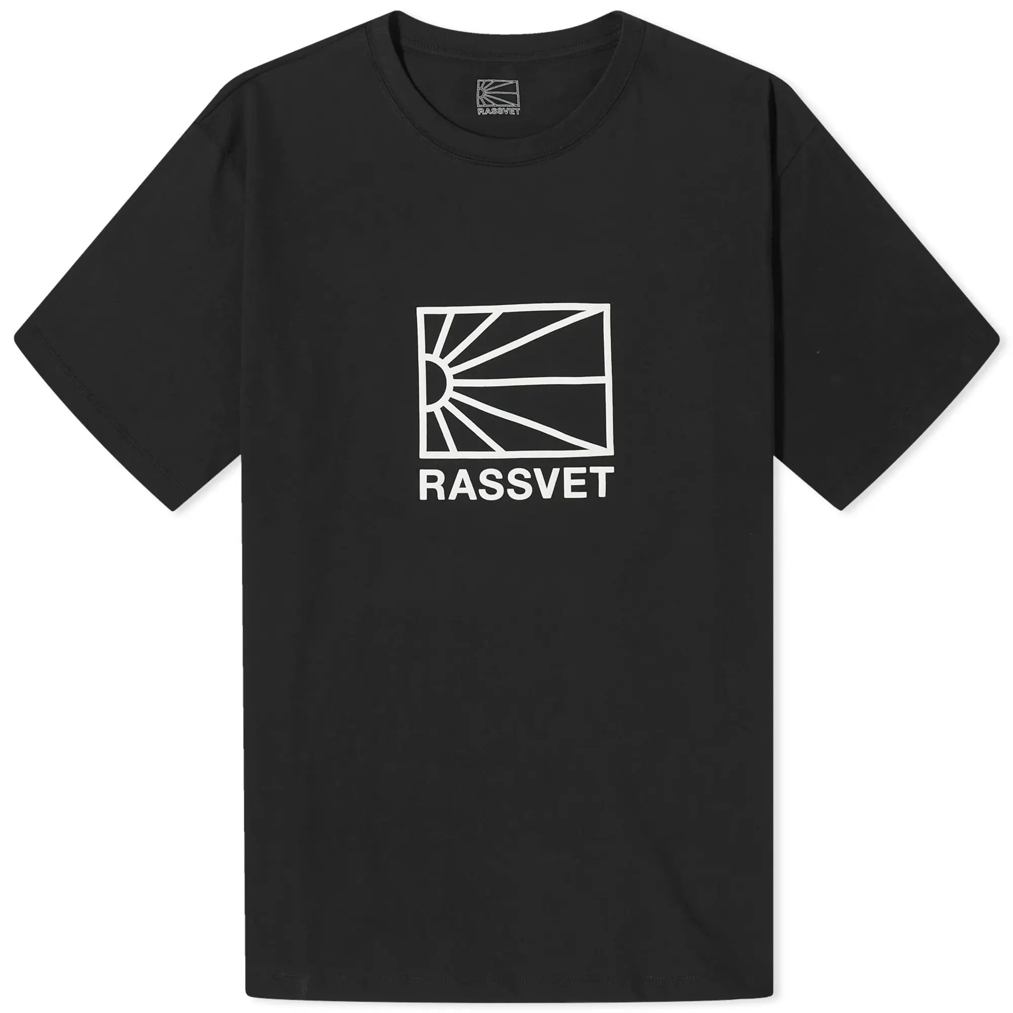 RASSVET Men's Big Logo T-Shirt Black