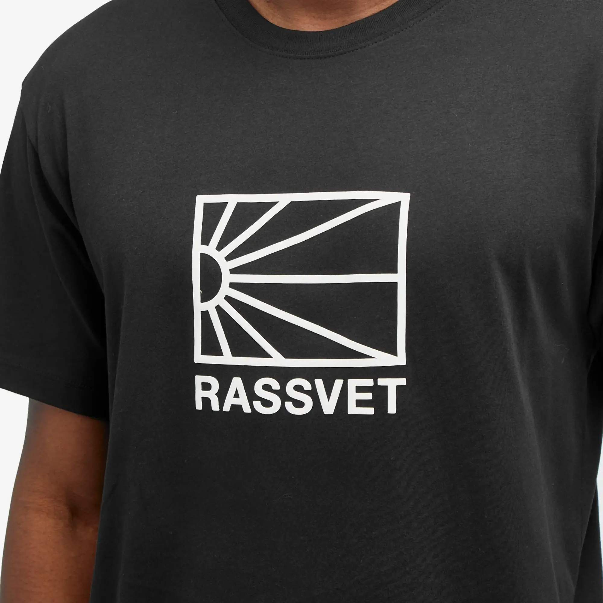 RASSVET Men's Big Logo T-Shirt Black