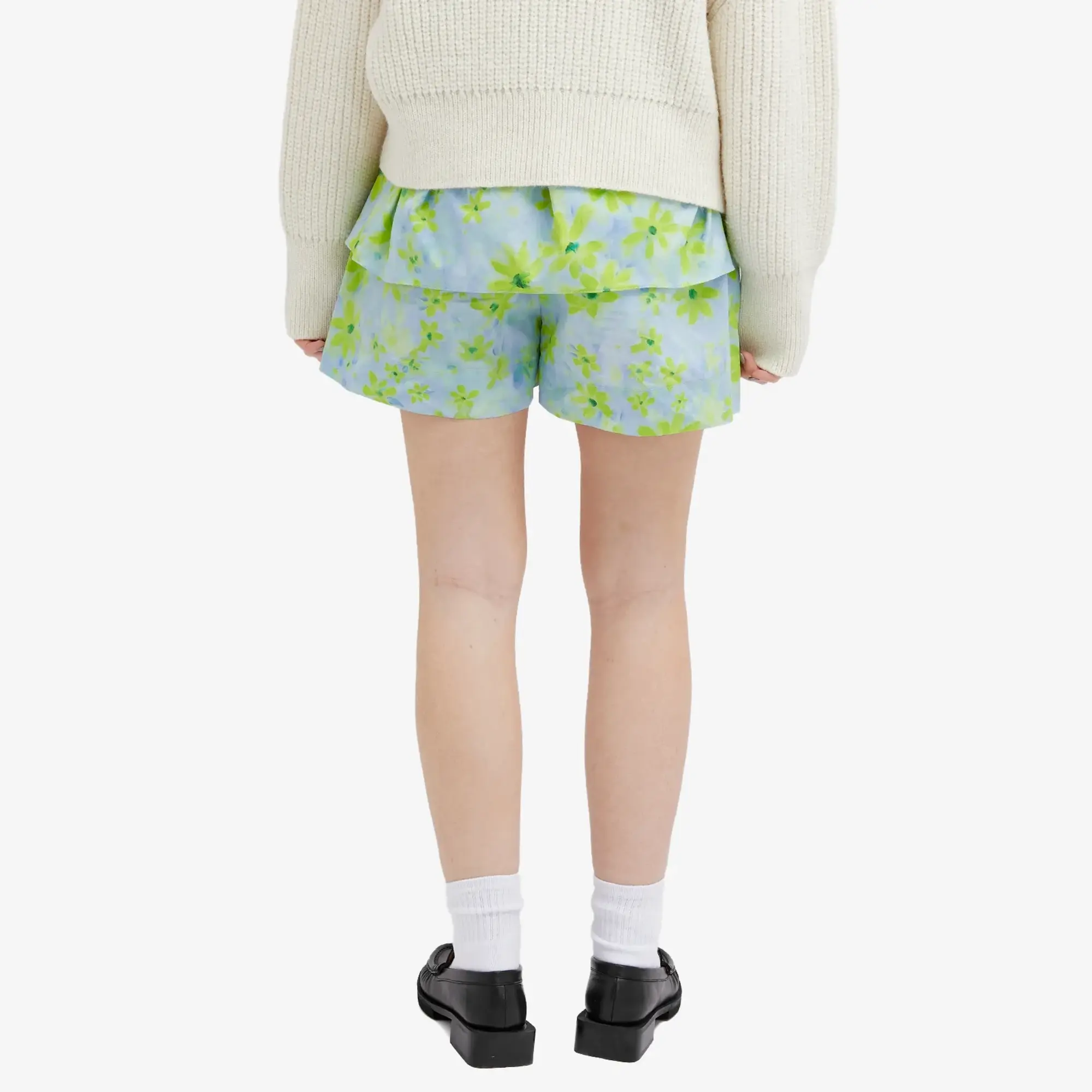Marni Women's Printed Shorts Aquamarine