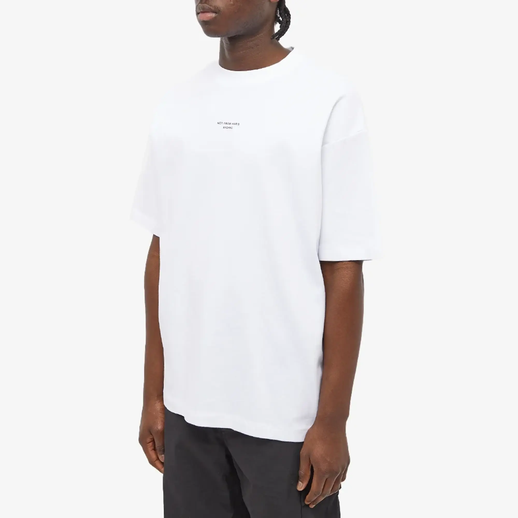 Drôle de Monsieur Not From Paris Madame T-Shirt (White - S) - Size S