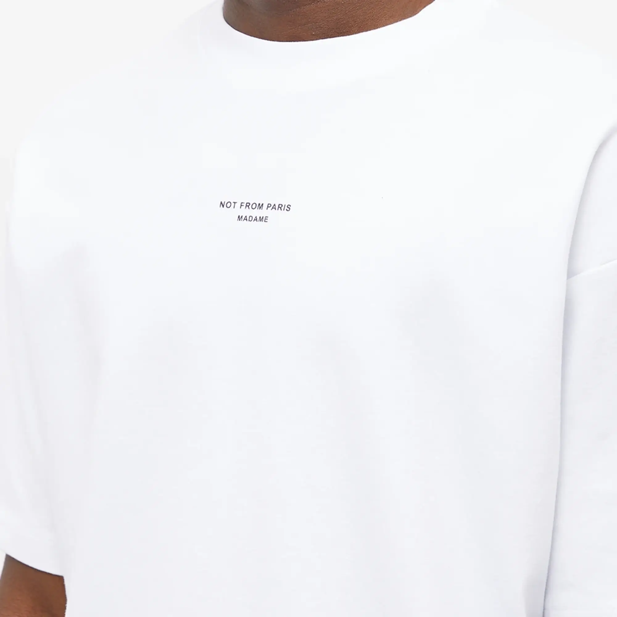 Drôle de Monsieur Not From Paris Madame T-Shirt (White - S) - Size S