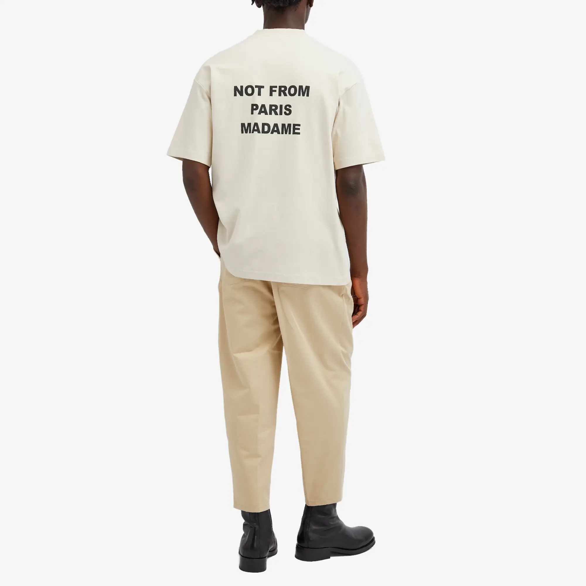 Drôle de Monsieur Le T-Shirt Slogan - Mastic