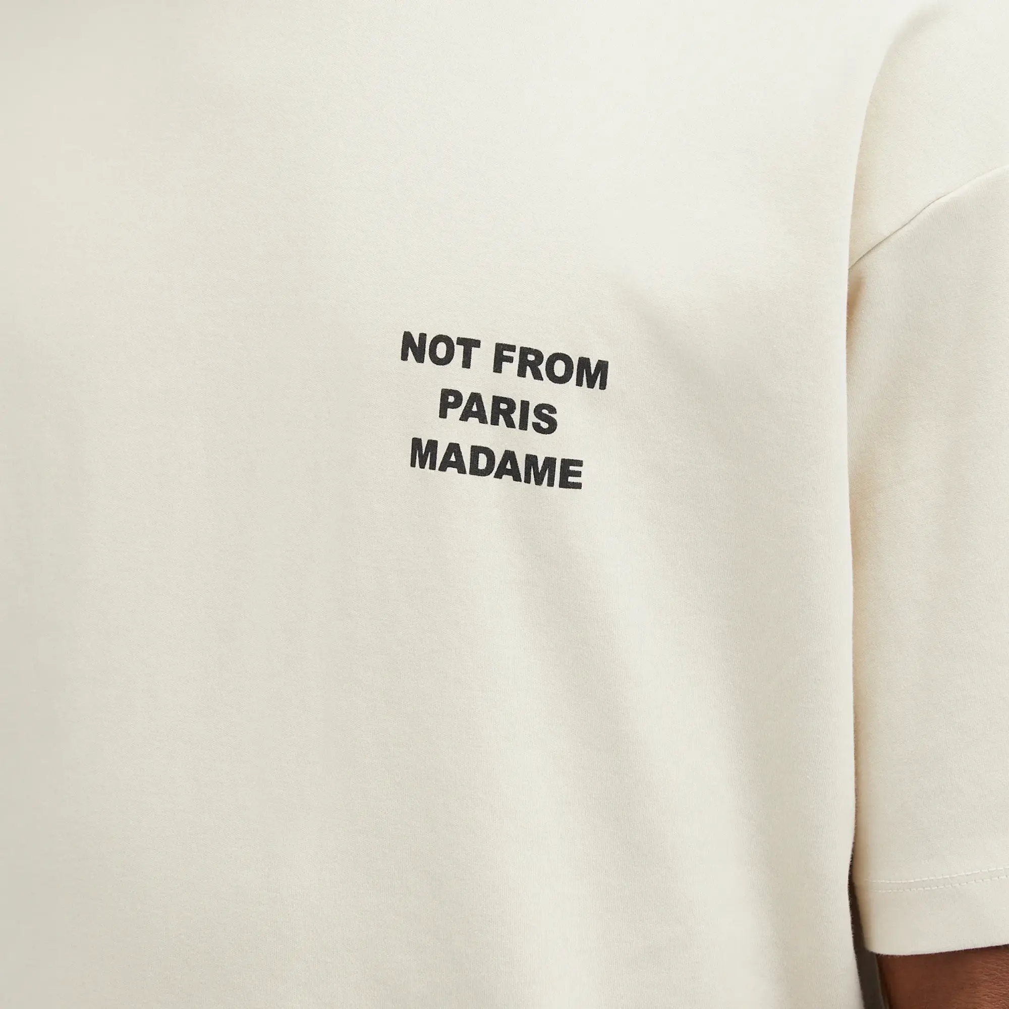 Drôle de Monsieur Le T-Shirt Slogan - Mastic