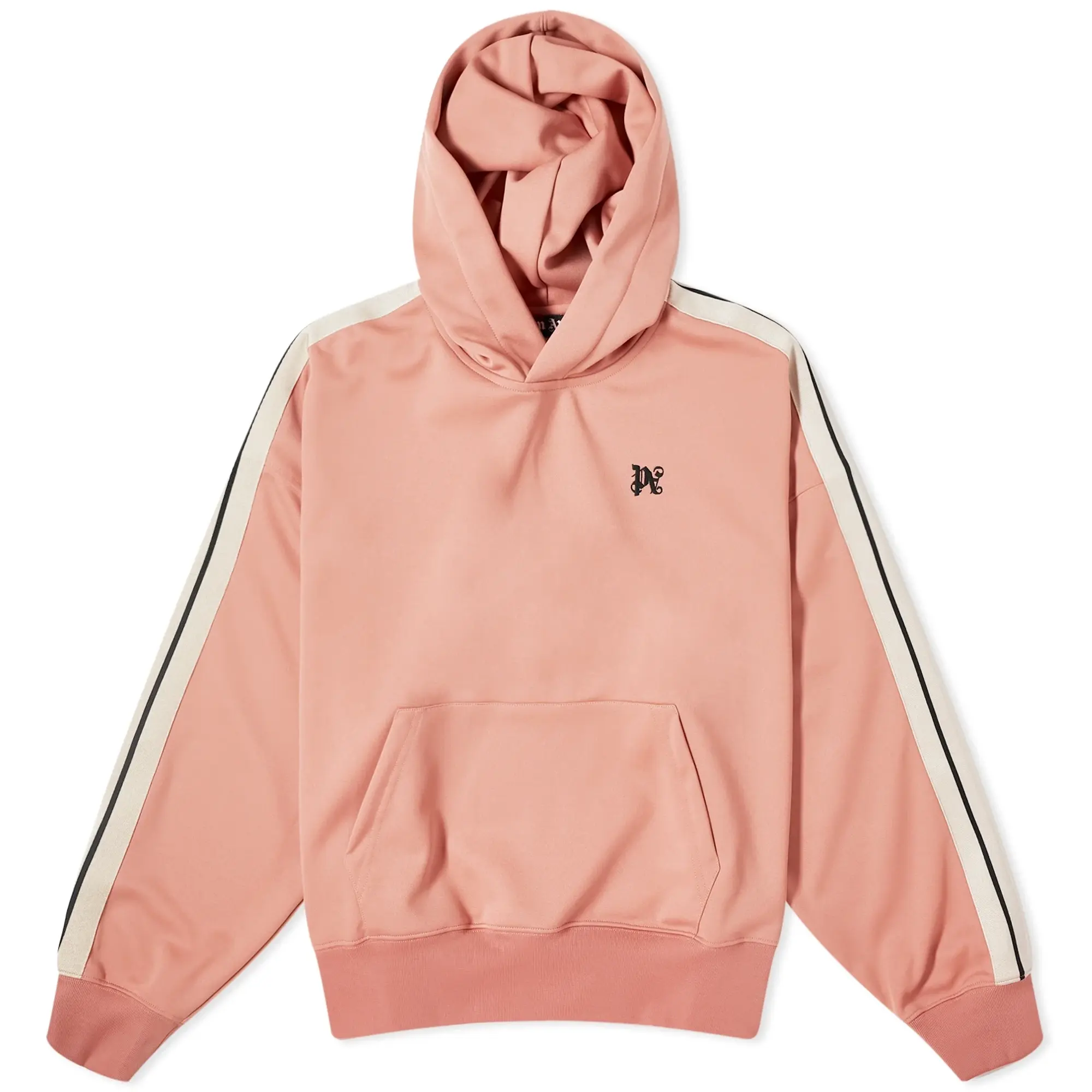 Palm Angels Men's Monogram Track Popover Hoody Pink