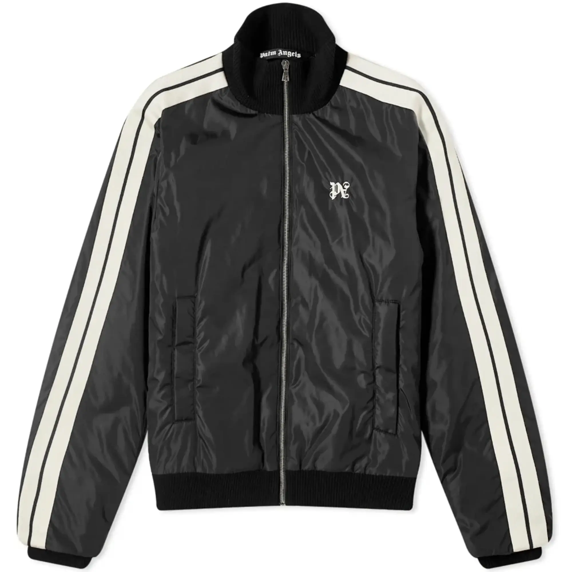 Palm Angels Men's Monogram Padded Jacket Black