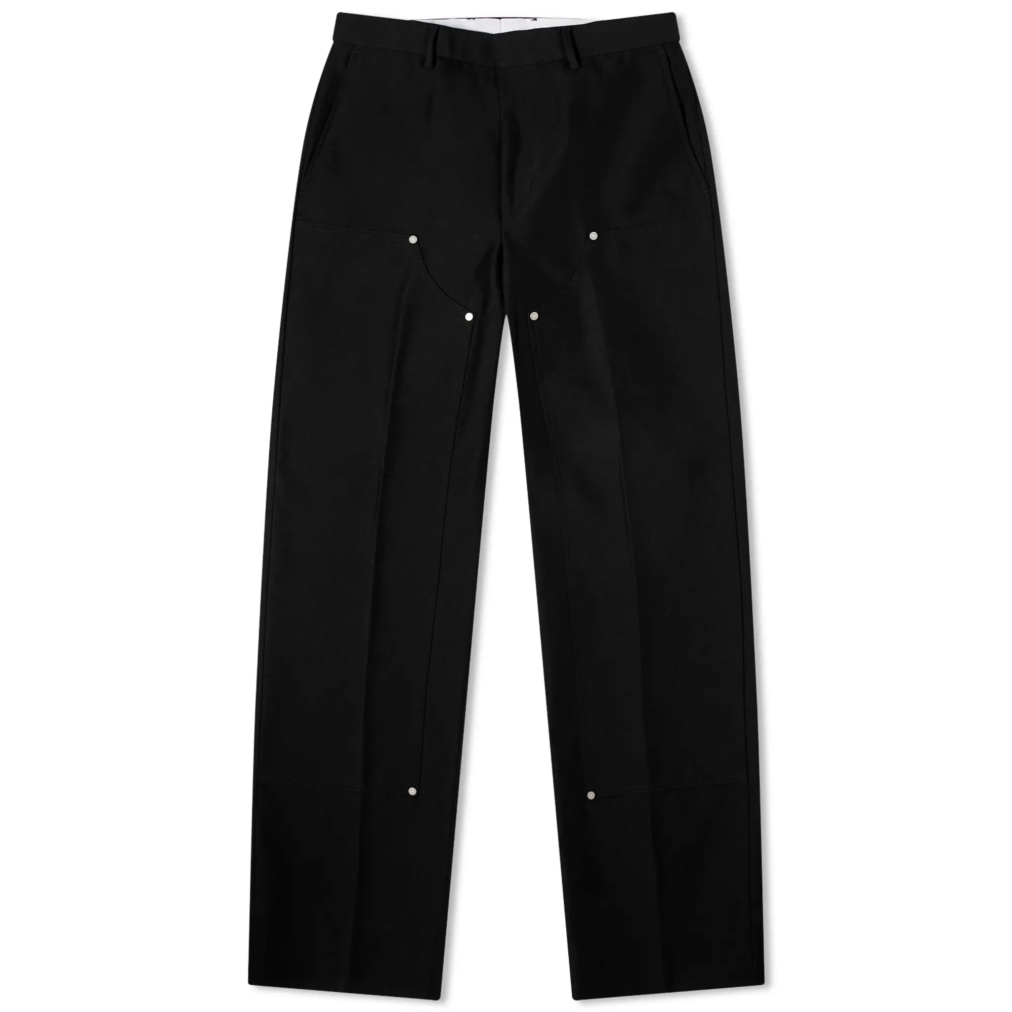 Palm Angels Men's Monogram Workwear Pants Black