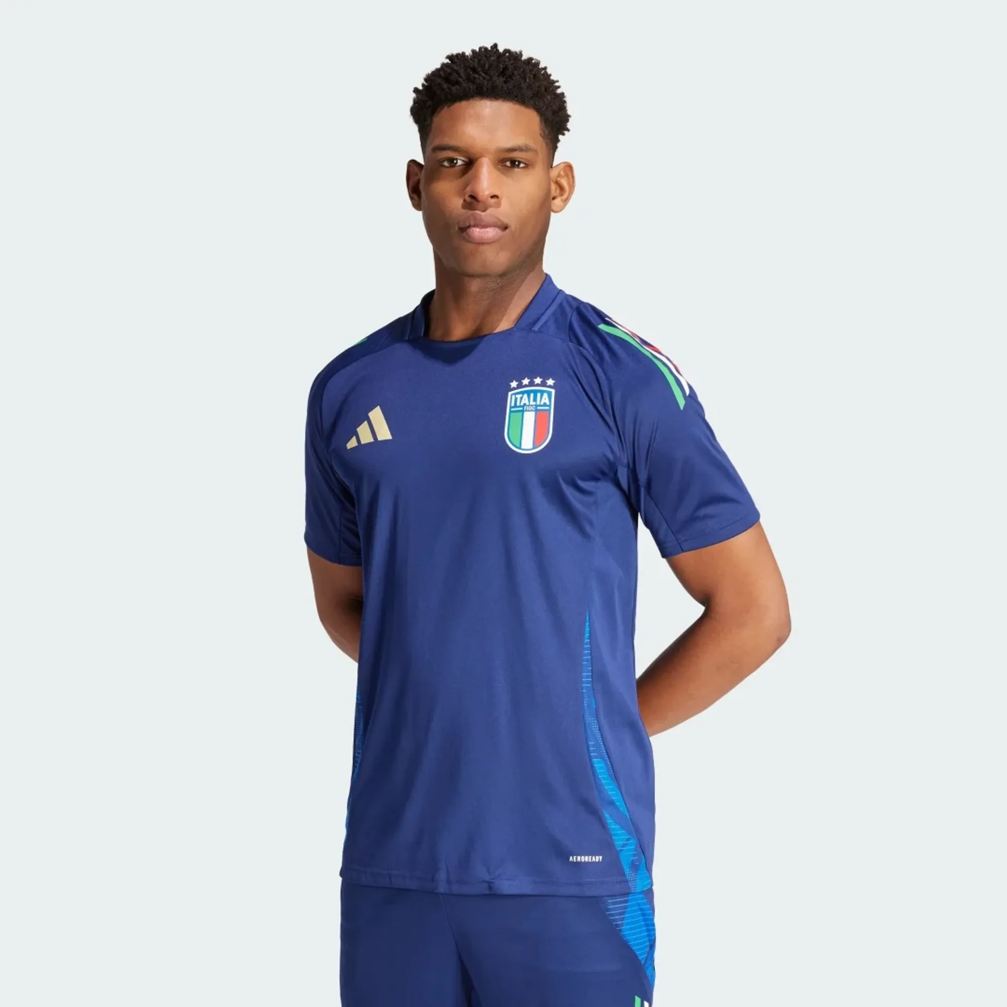 adidas Italy Mens SS Home Shirt 2024