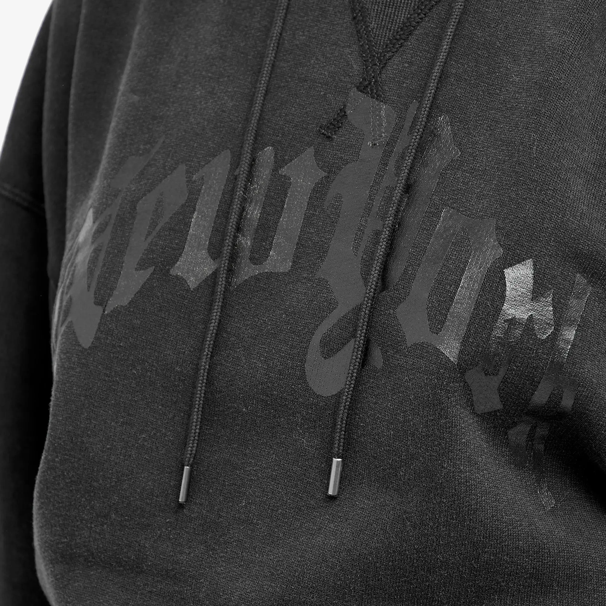 R13 Women's New York Oversized Hoodie Acid Black