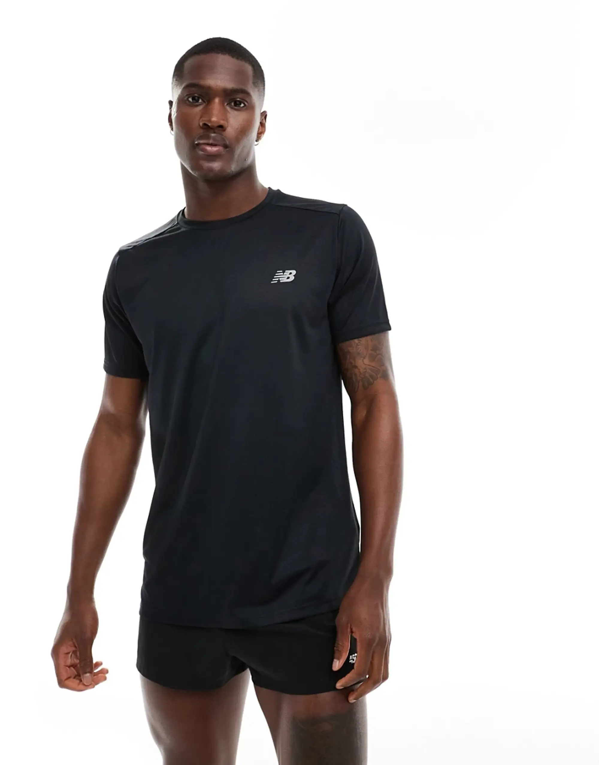 New Balance Run T-Shirt - Black - Size 2XL - Black