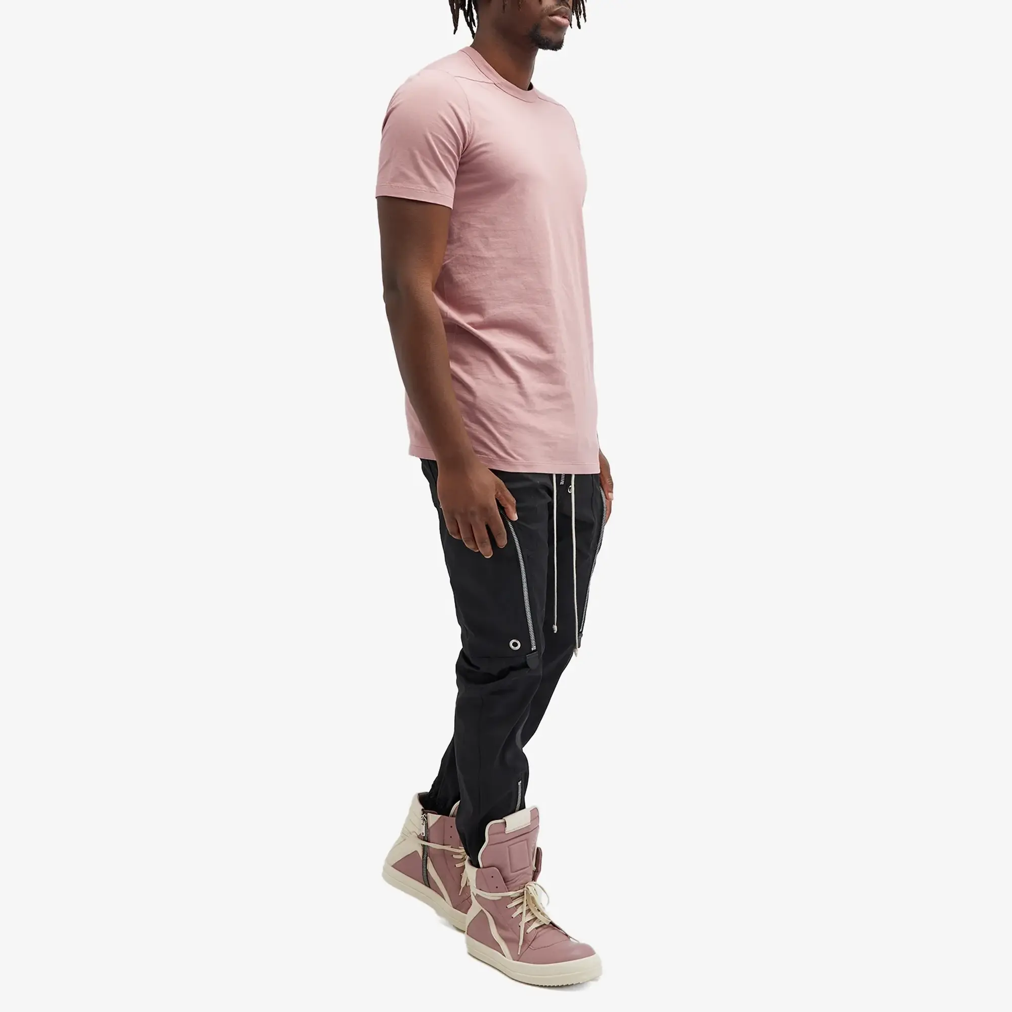 Rick Owens Men's Level T-Shirt Dusty Pink