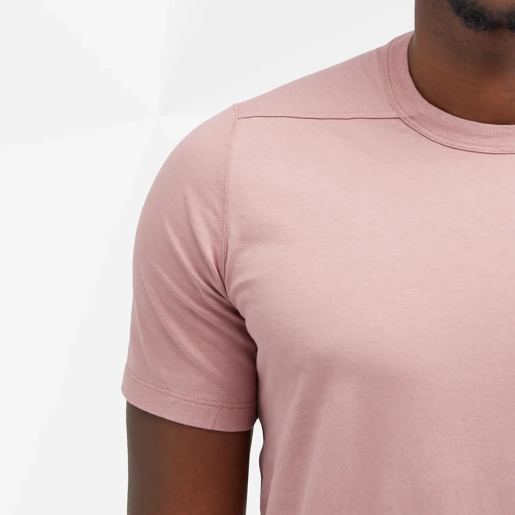 Rick Owens Men's Level T-Shirt Dusty Pink