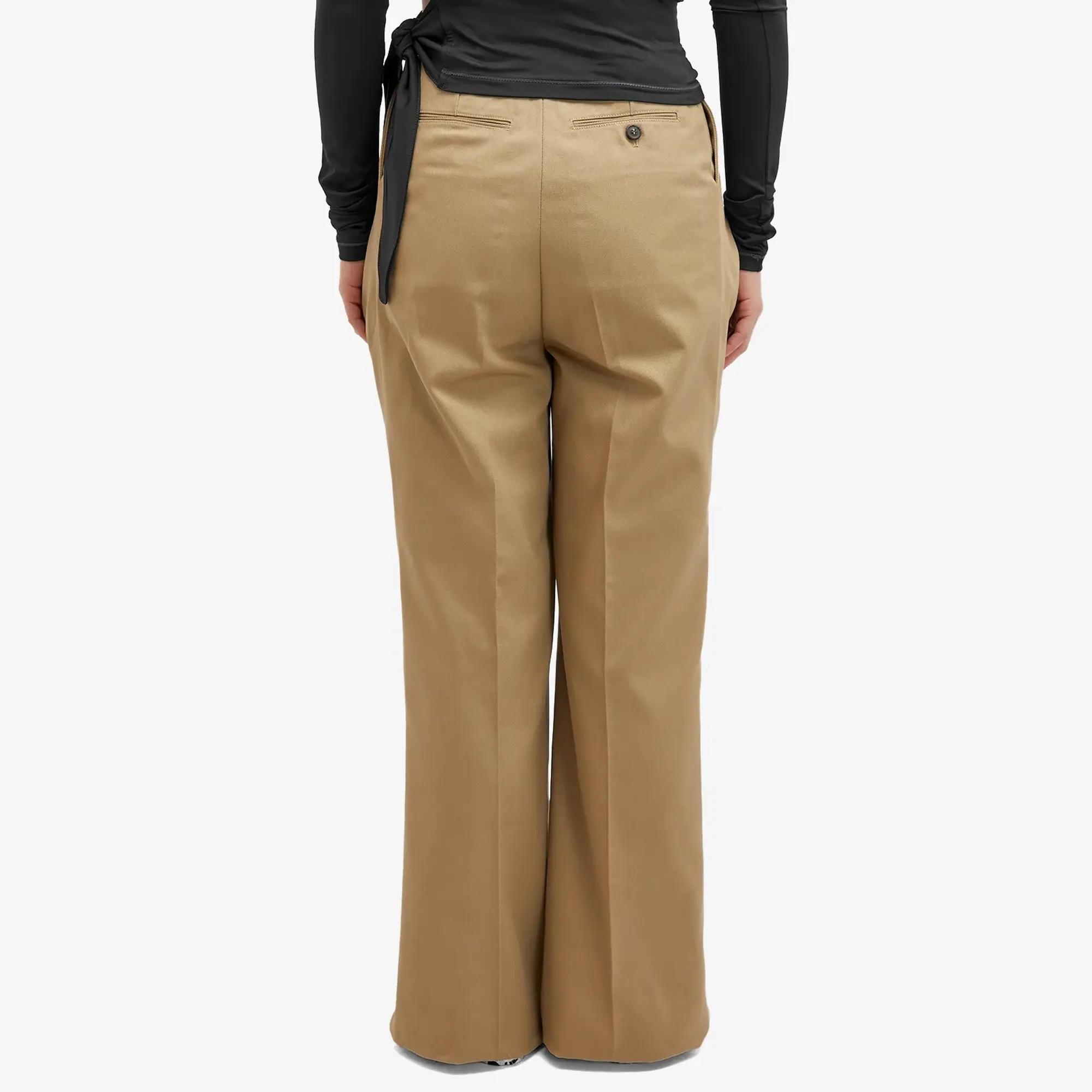 Maison Margiela Women's Tailored Pant Brown
