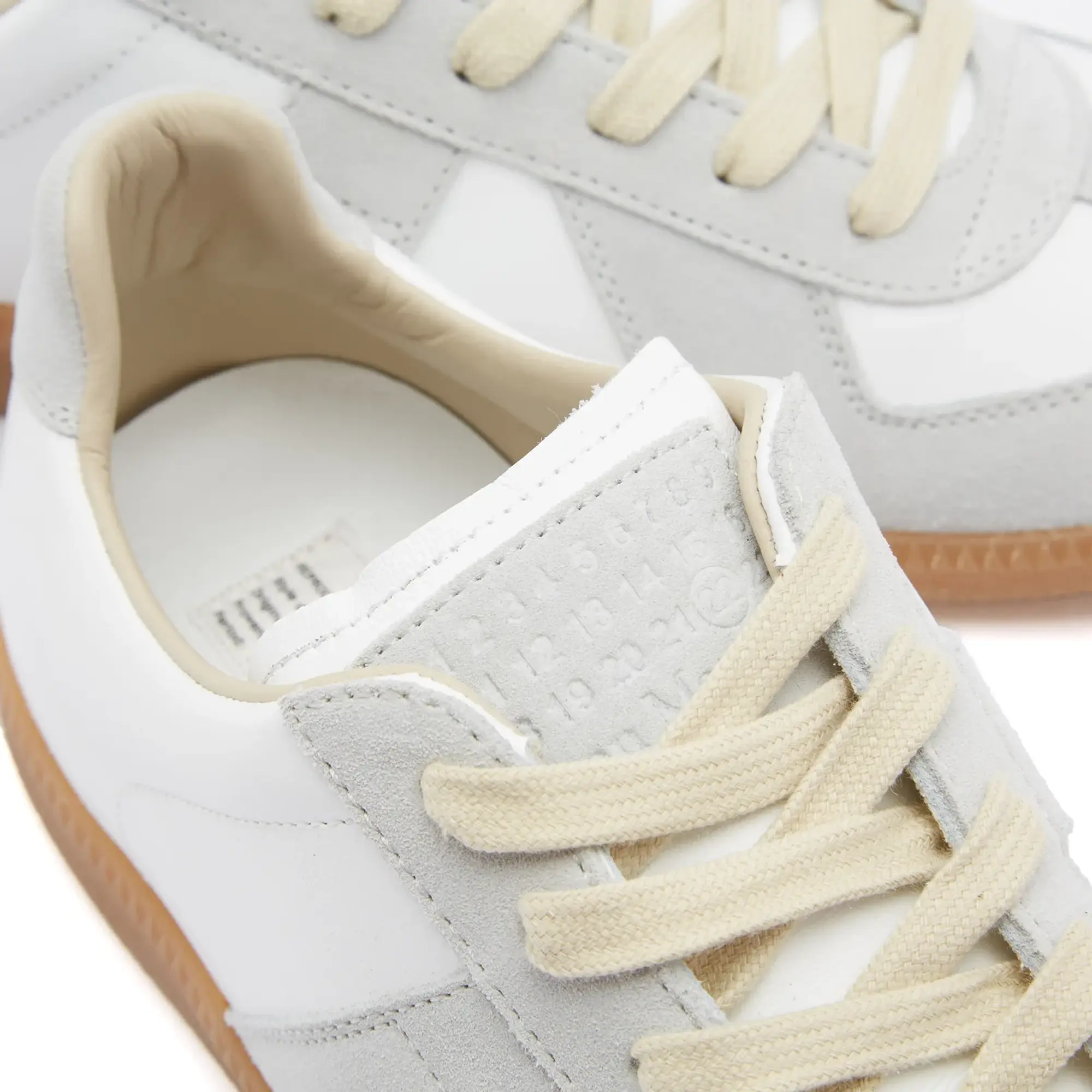 Maison Margiela Women's Replica Sneakers Dirty White