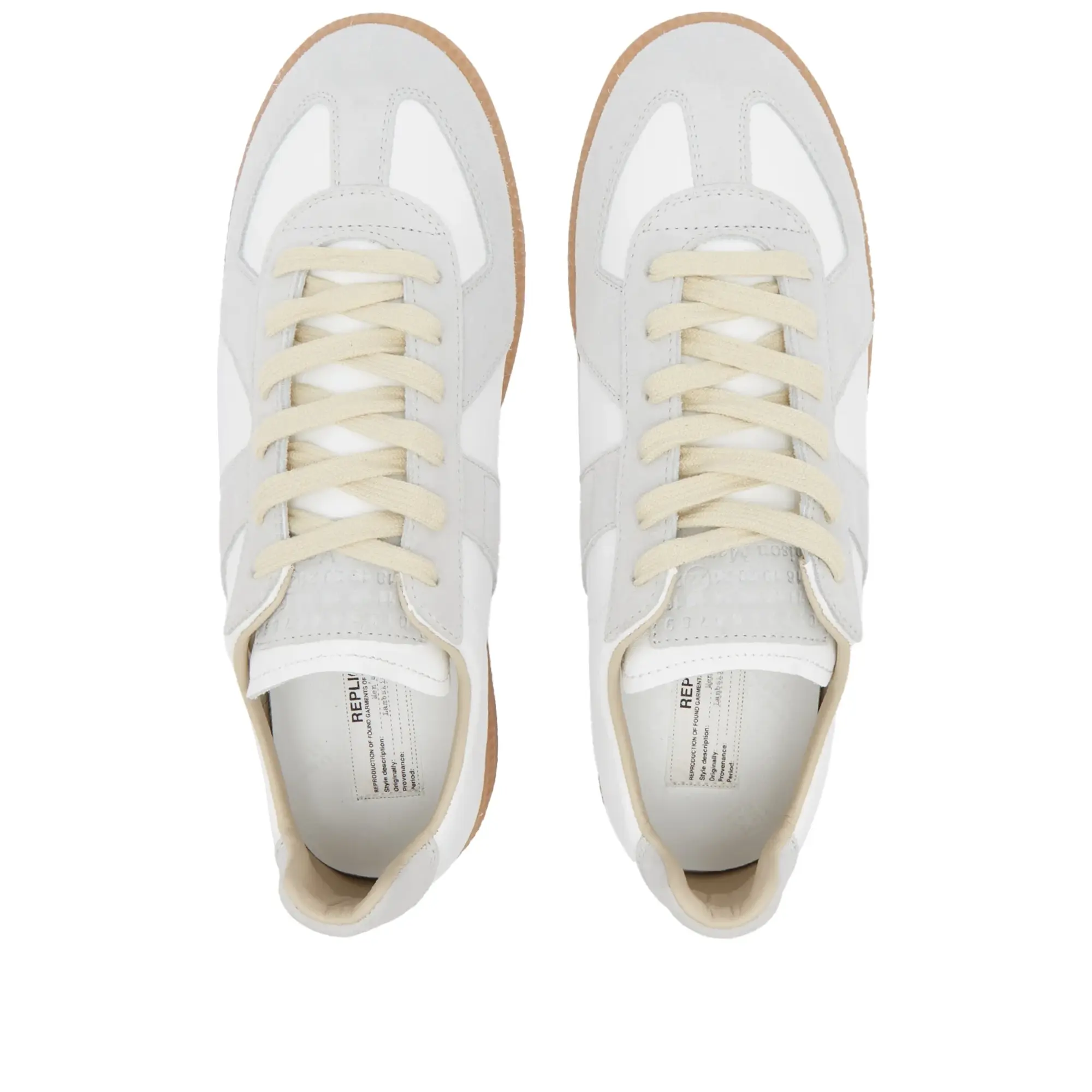 Maison Margiela Women's Replica Sneakers Dirty White