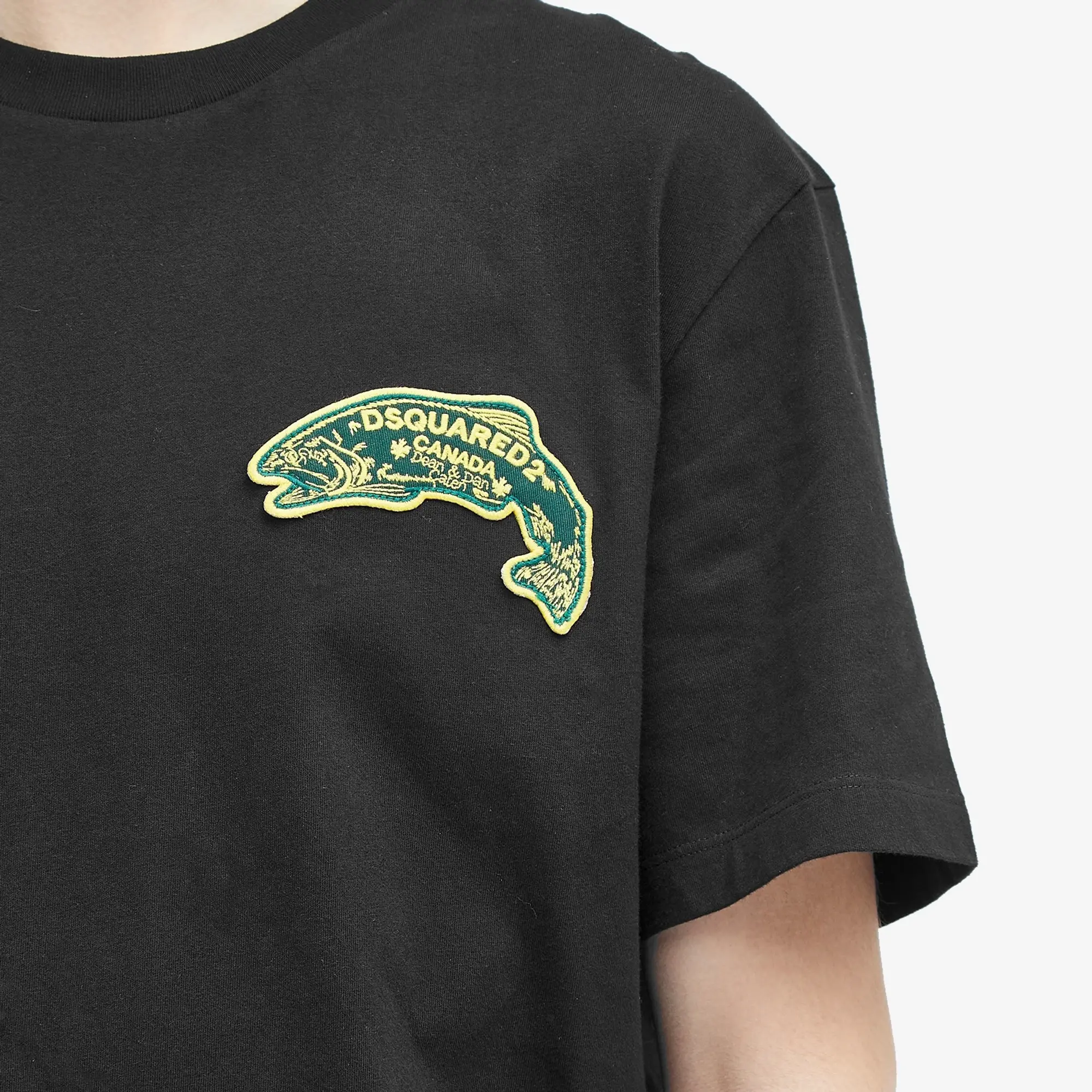 Dsquared2 Men's Fish Logo T-Shirt Black