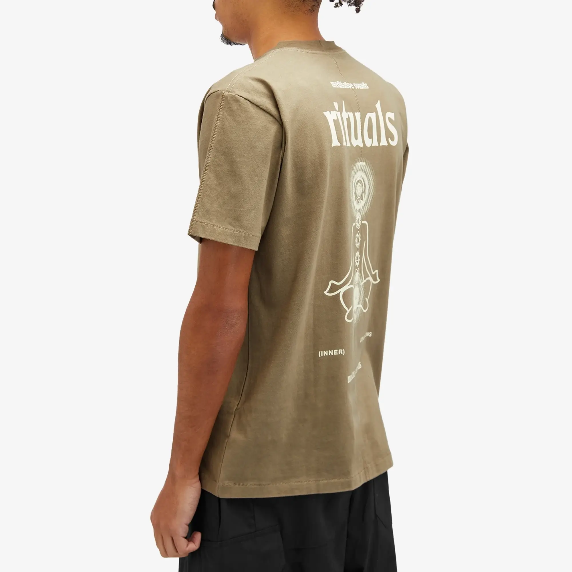 Space Available Men's Rituals T-Shirt Plant Dyed Earth Dust