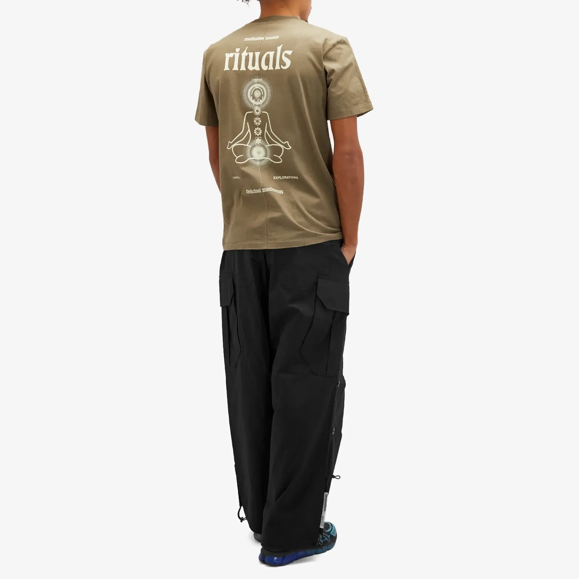 Space Available Men's Rituals T-Shirt Plant Dyed Earth Dust