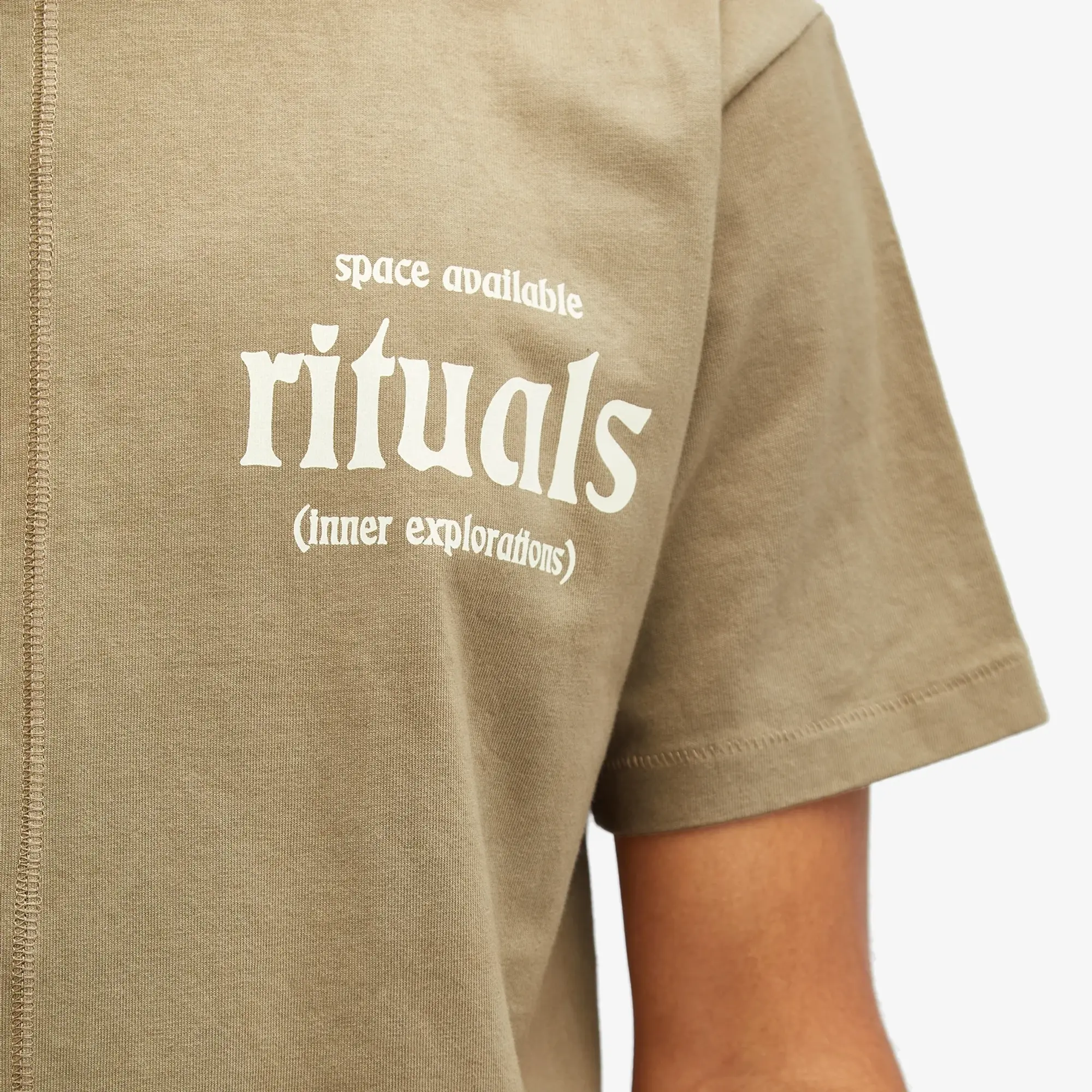 Space Available Men's Rituals T-Shirt Plant Dyed Earth Dust