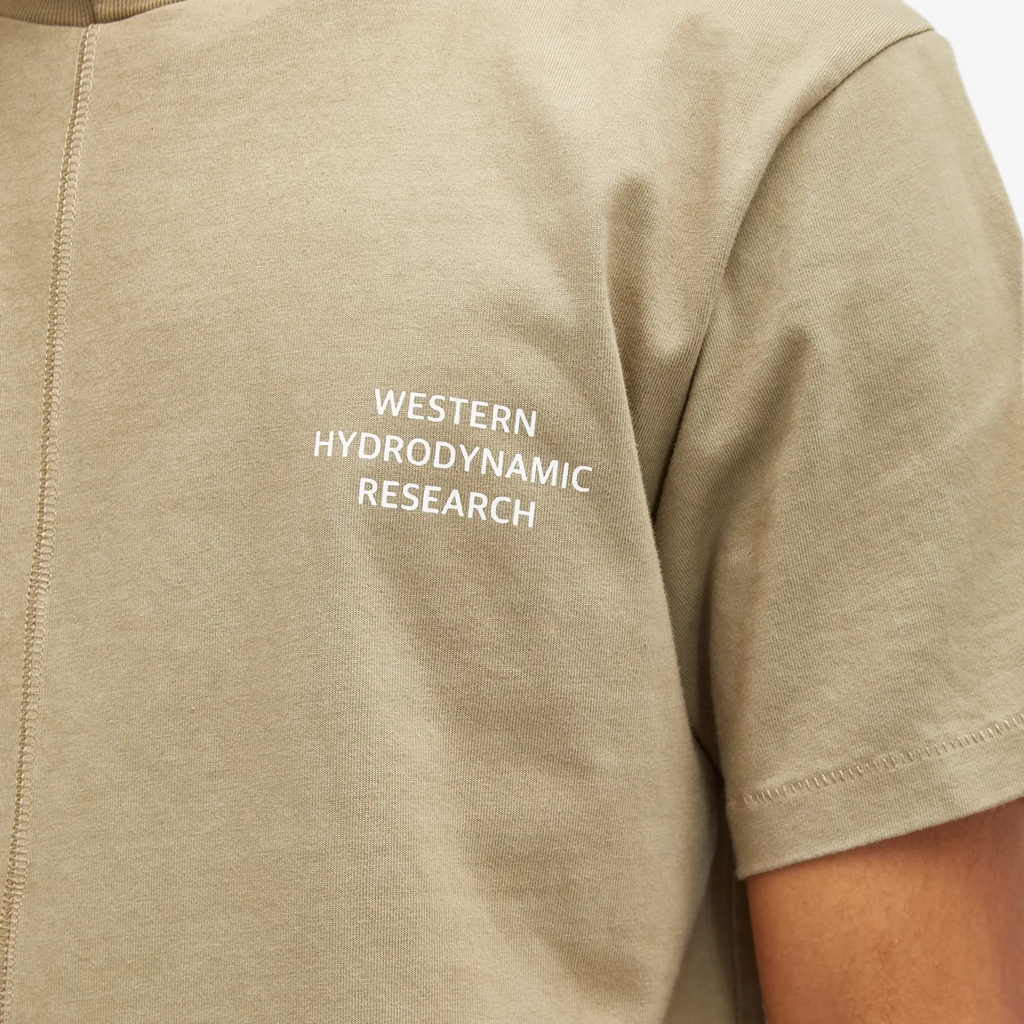 Space Available Men's x WHR Logo T-Shirt Plant Dyed Earth Dust