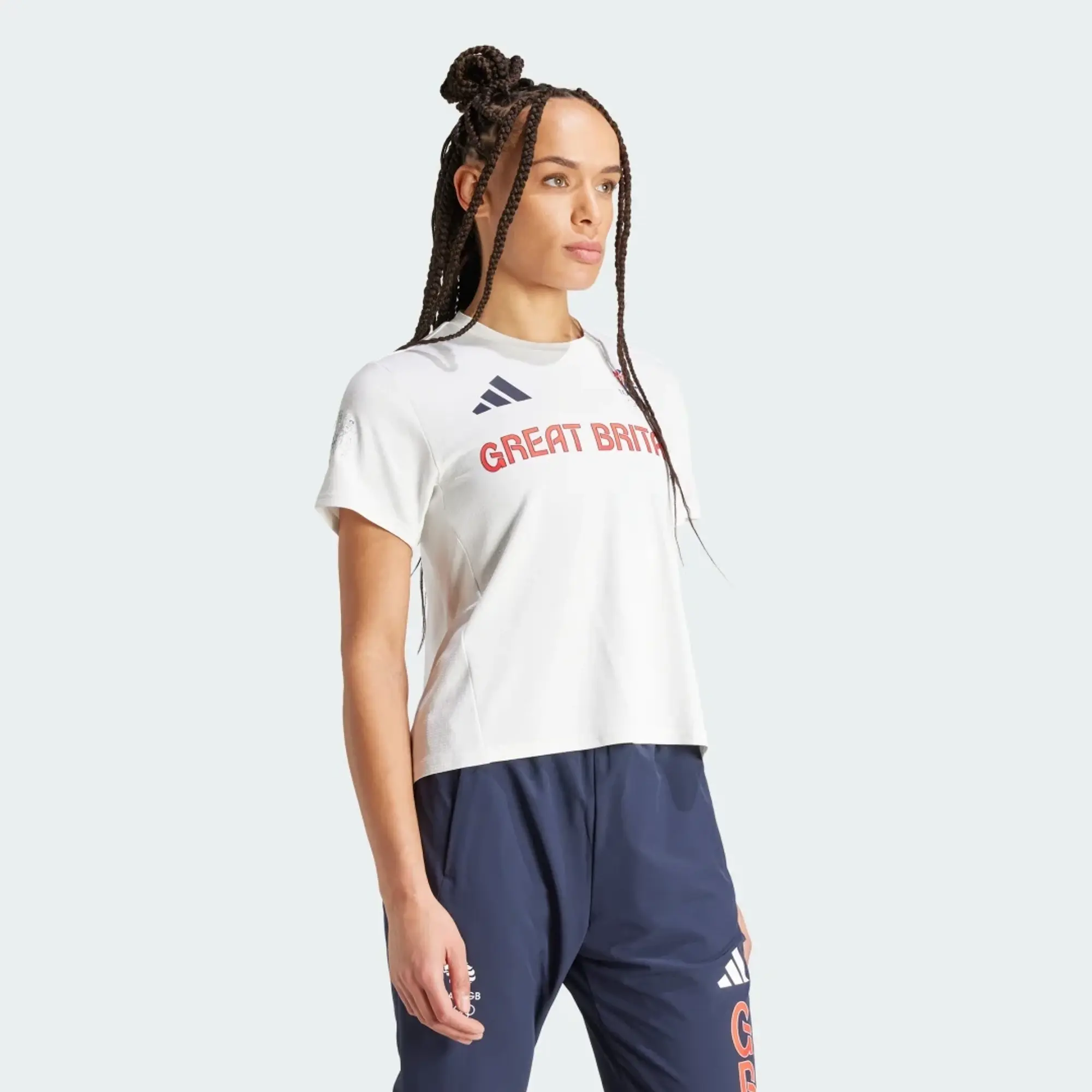 adidas Womens Team GB HEAT.RDY SS T Shirt