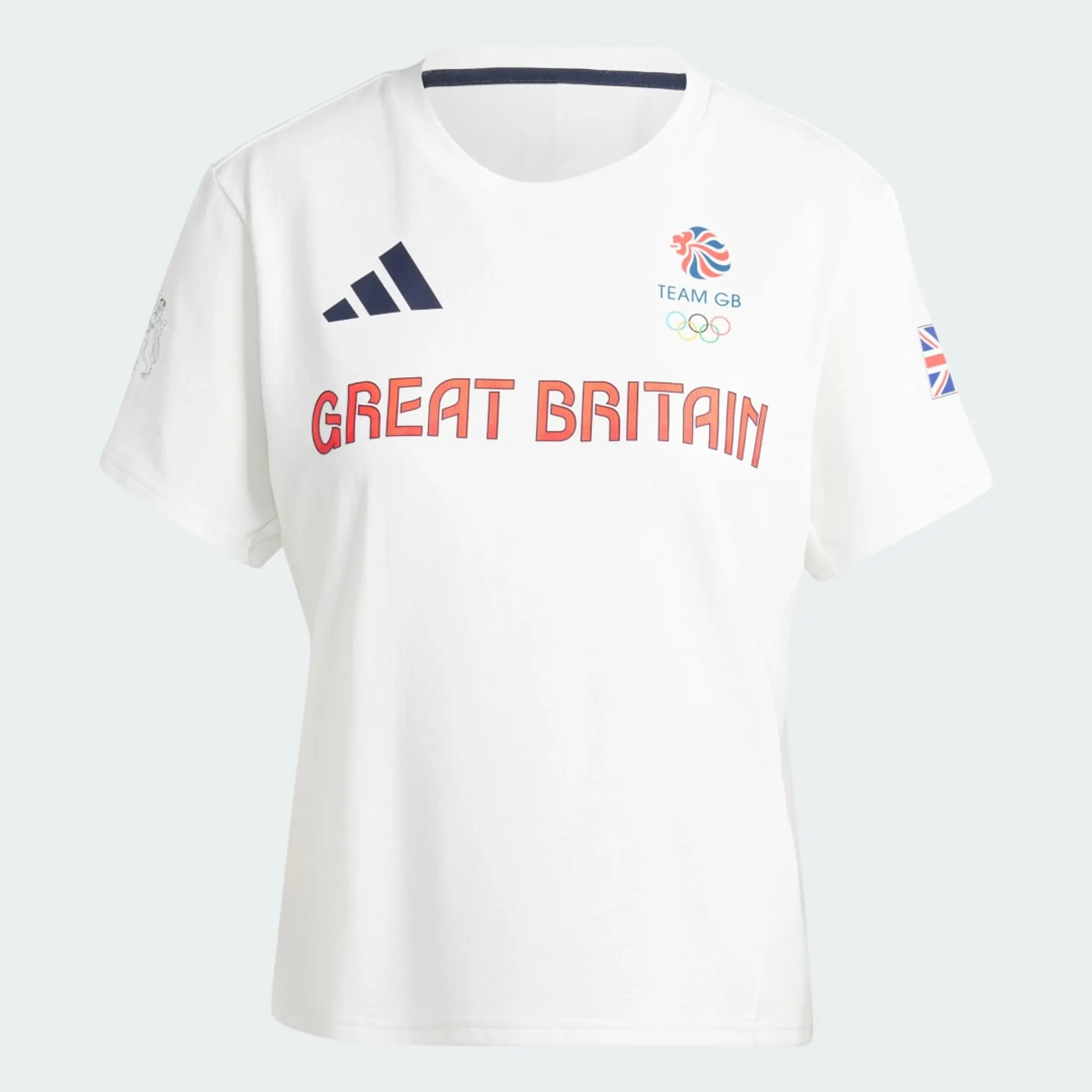 adidas Womens Team GB HEAT.RDY SS T Shirt