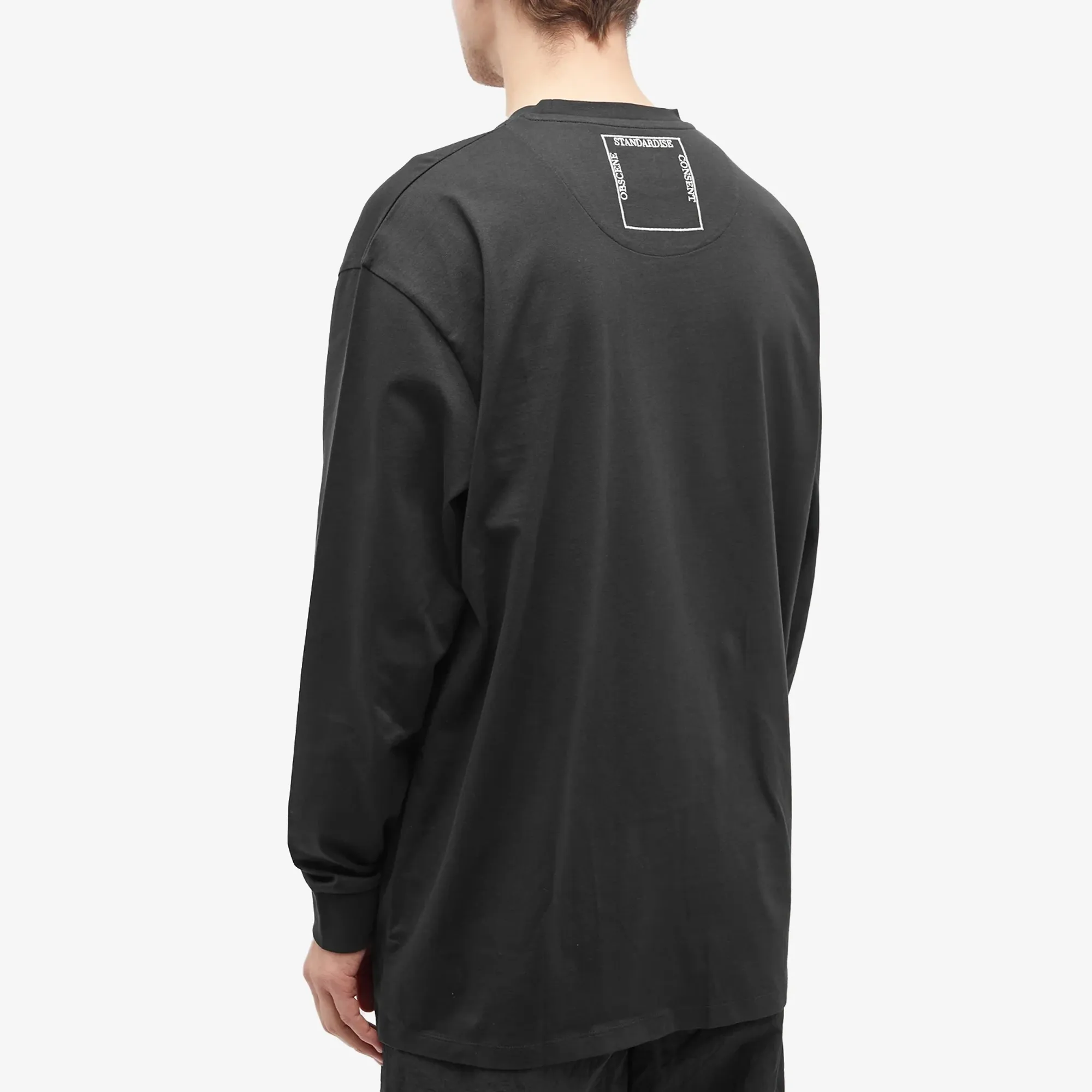 Fred Perry Men's x Raf Simons Embroidered Long Sleeve T-Shirt