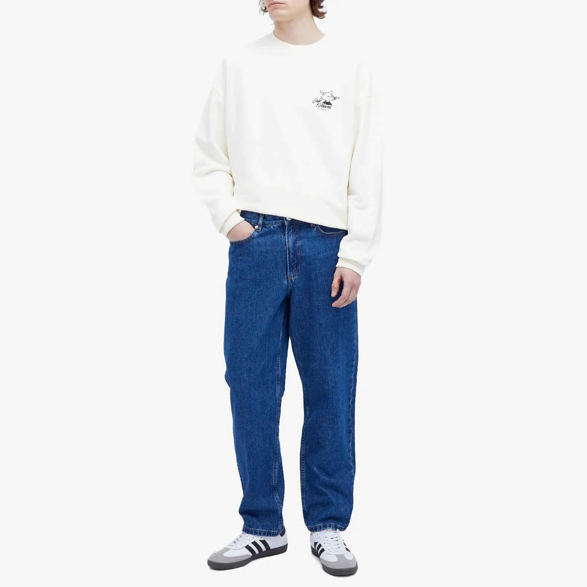 Cafe Kitsune Café Kitsune Fox Relax Sweater Tapioca