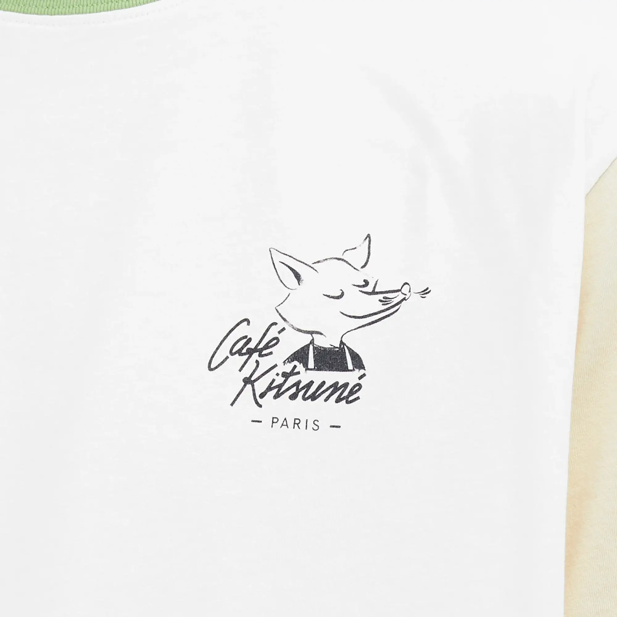 Cafe Kitsune Café Kitsune Colorblock Relax T-Shirt Tapioca Colorblock