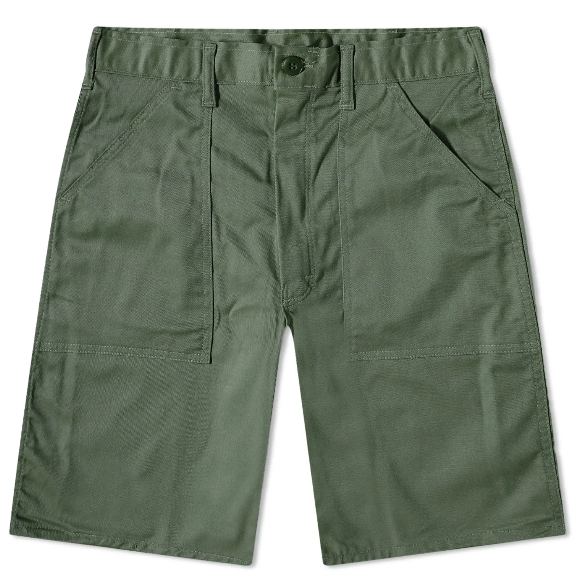 Stan Ray Men's Fatigue Shorts Olive Sateen