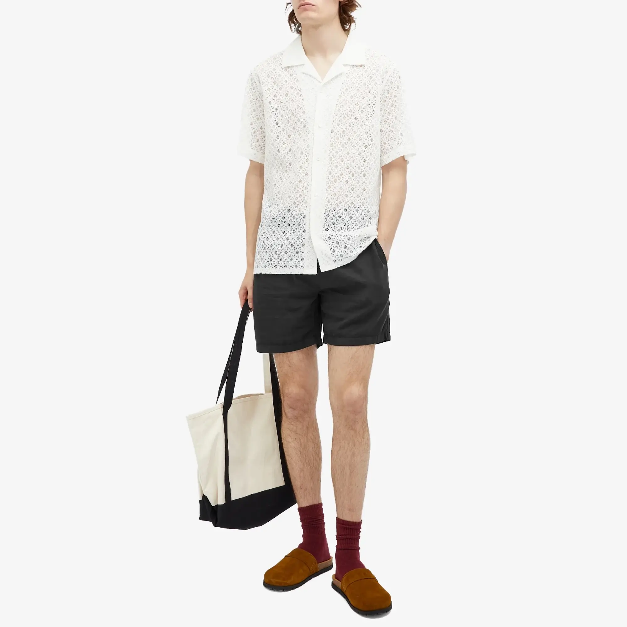Portuguese Flannel Men's Dogtown Shorts Black