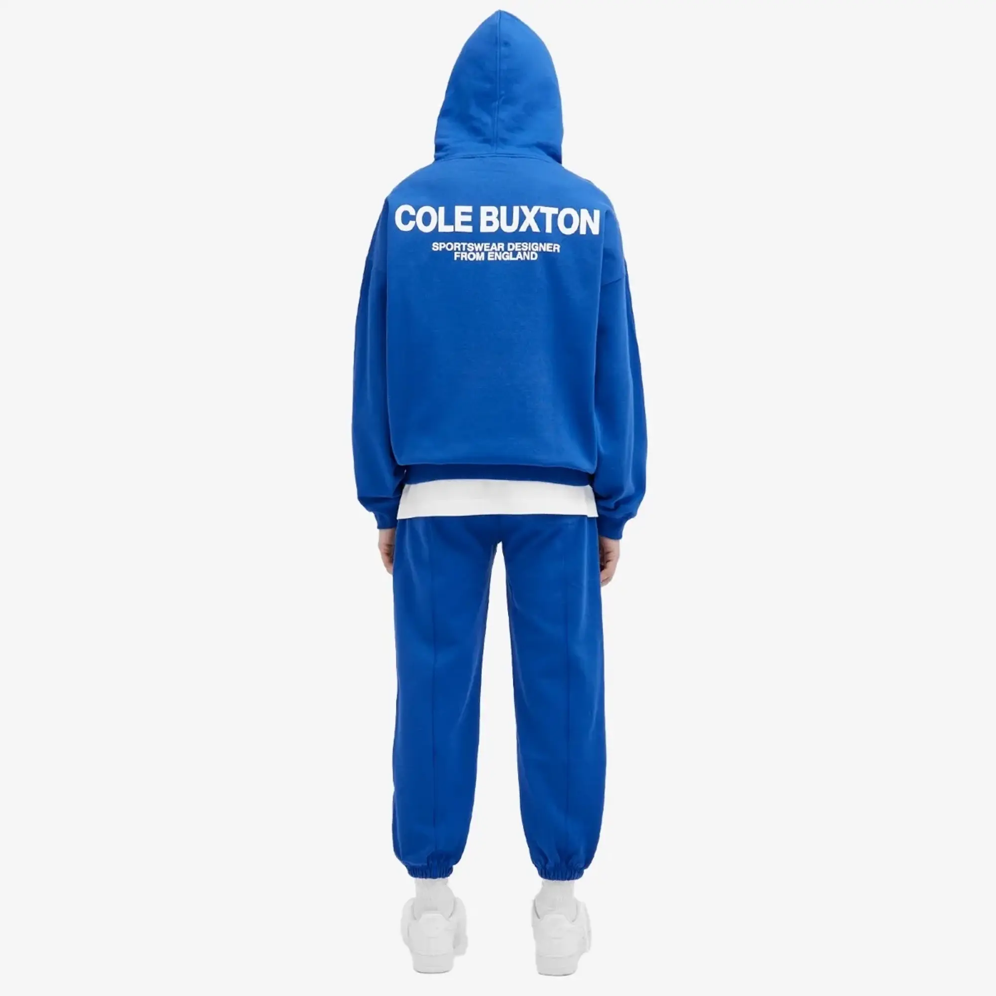 Cole Buxton Men's Sportswear Hoodie Cobalt Blue
