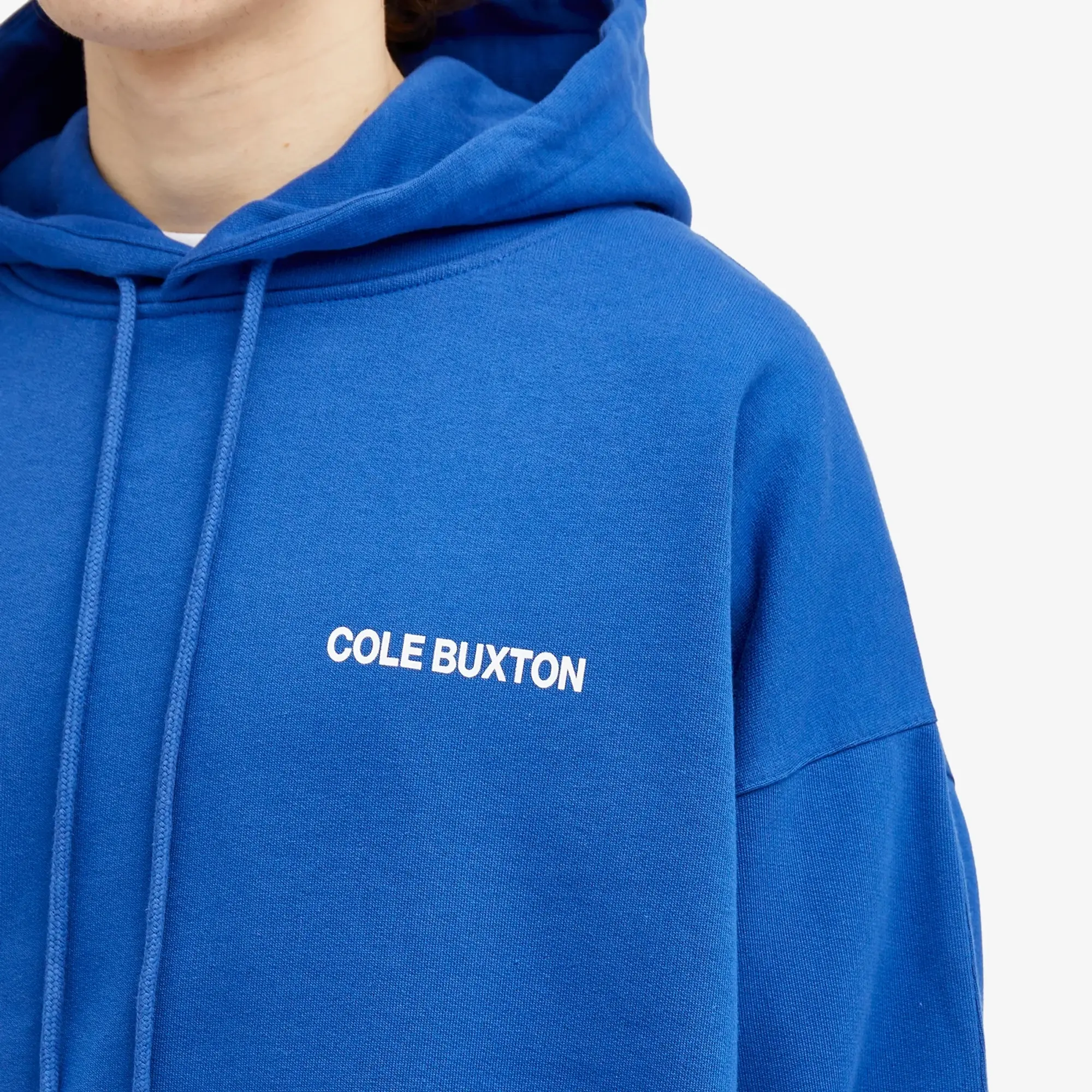 Cole Buxton Men's Sportswear Hoodie Cobalt Blue
