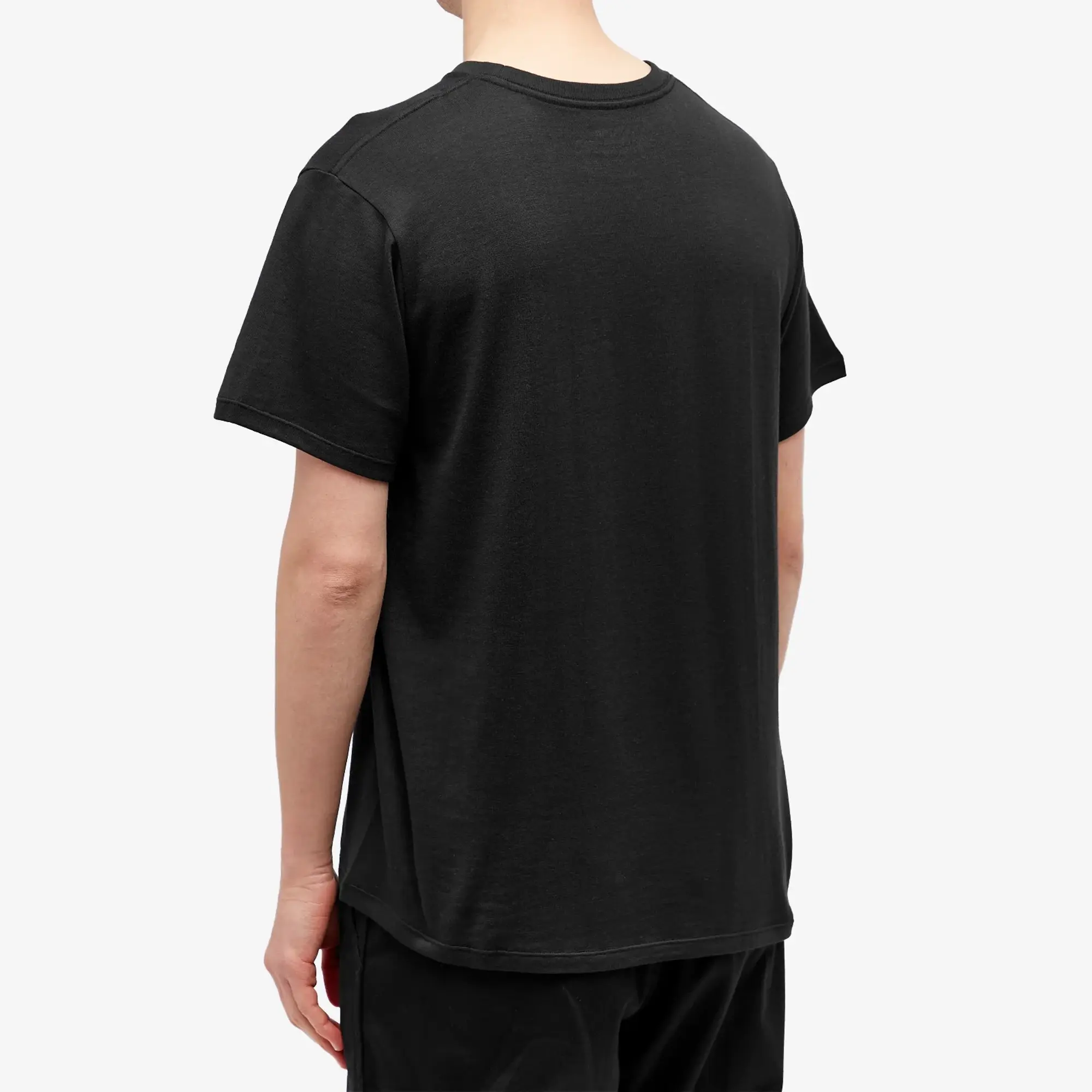 Nanamica Men's Loopwheel COOLMAX Jersey T-Shirt Black