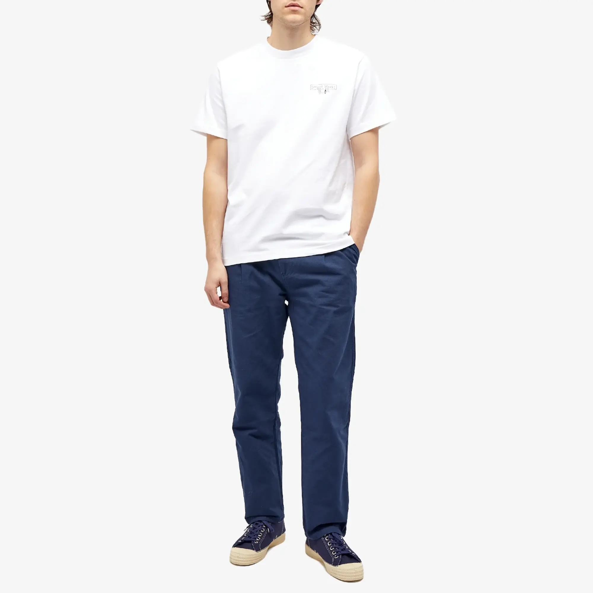 Service Works Scribble Logo T-Shirt - White