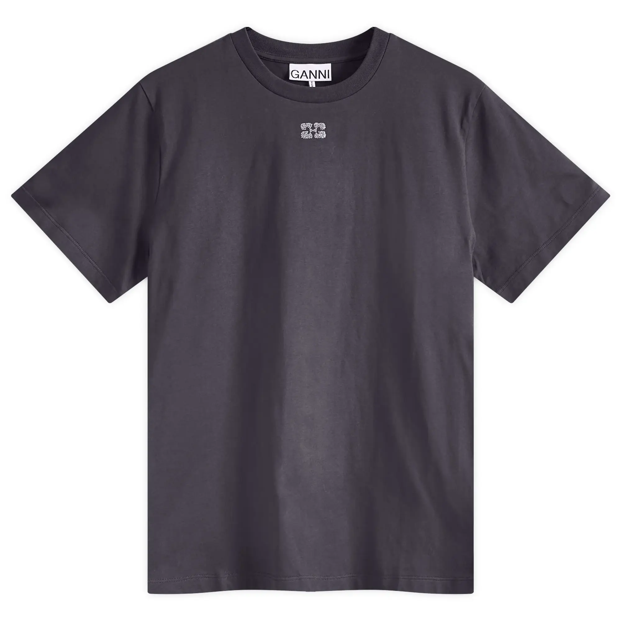 GANNI Women's Relaxed T-Shirt Phantom