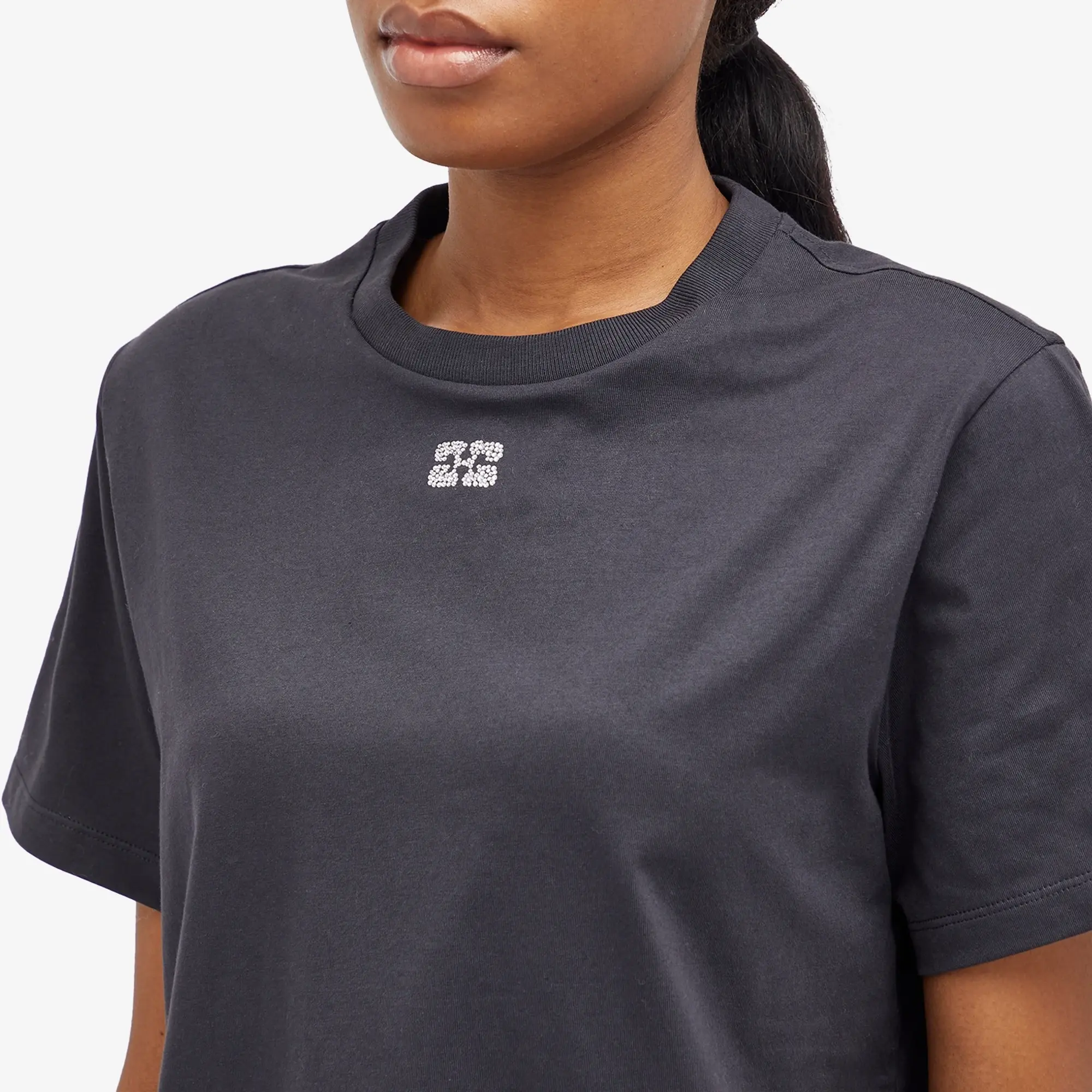 GANNI Women's Relaxed T-Shirt Phantom
