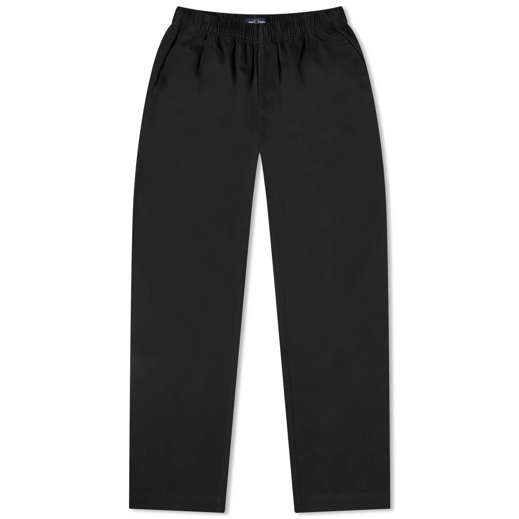 Fred Perry Twill Drawstring Trouser - Black